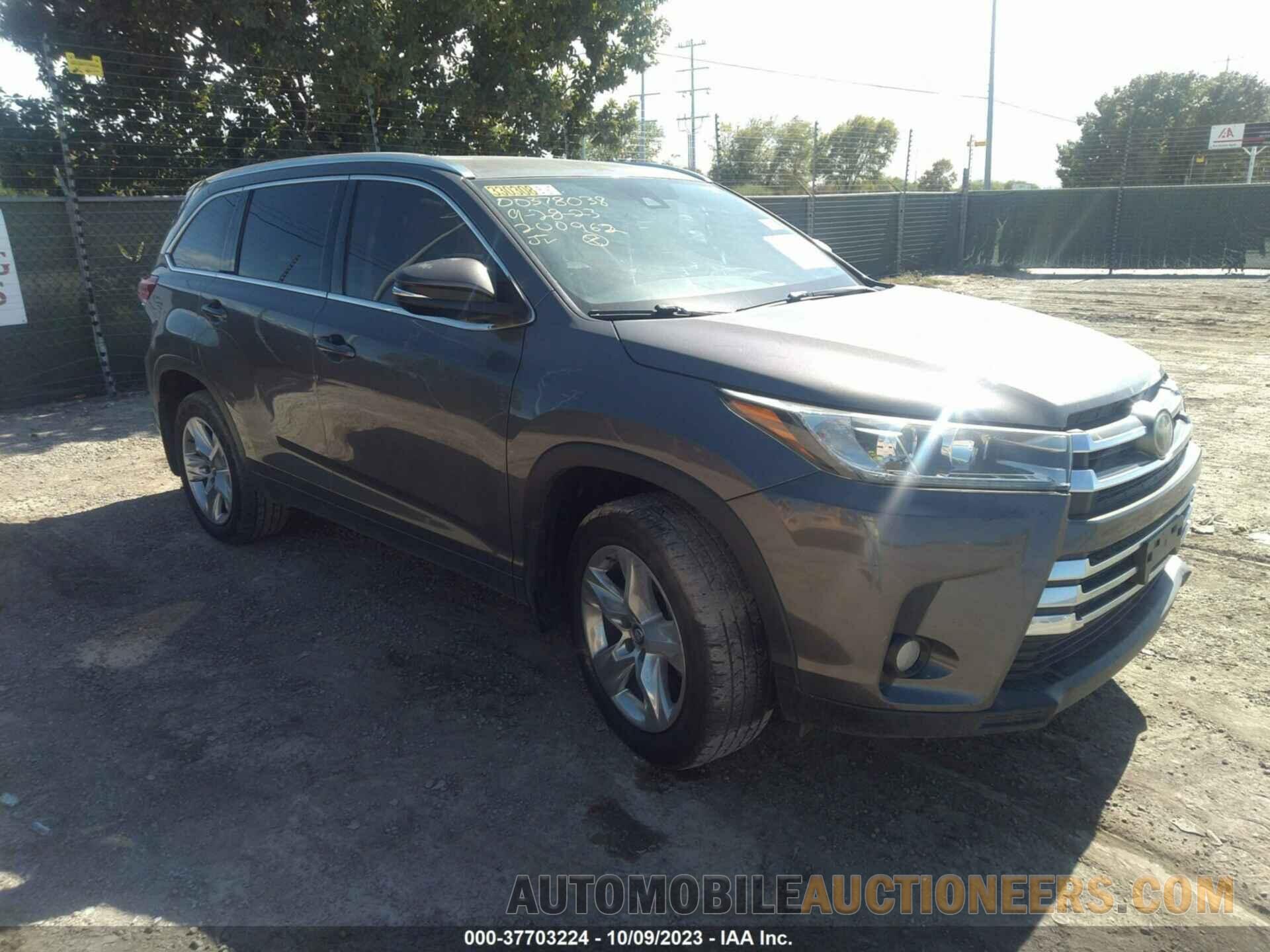 5TDYZRFH0HS200962 TOYOTA HIGHLANDER 2017