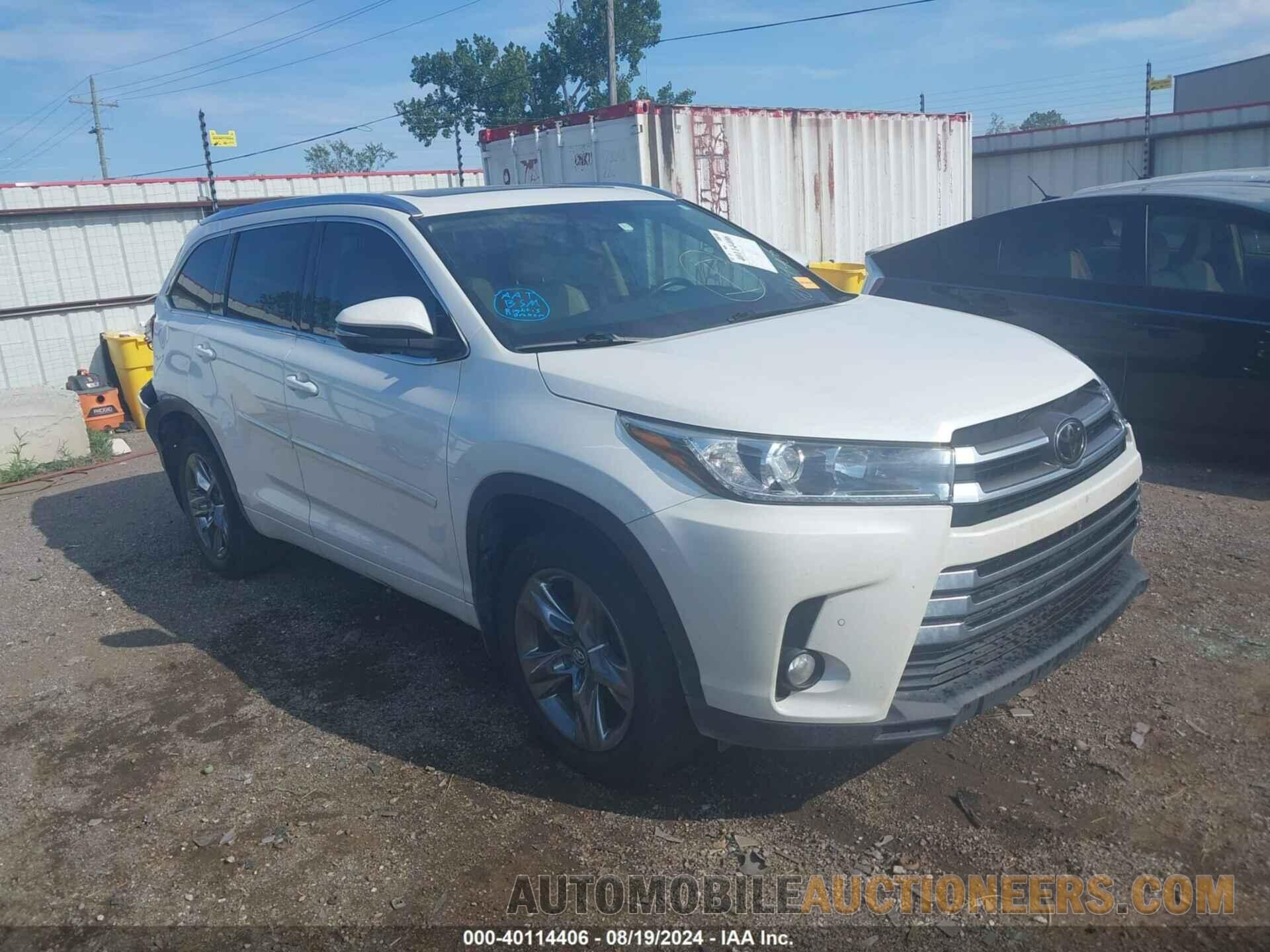 5TDYZRFH0JS244384 TOYOTA HIGHLANDER 2018