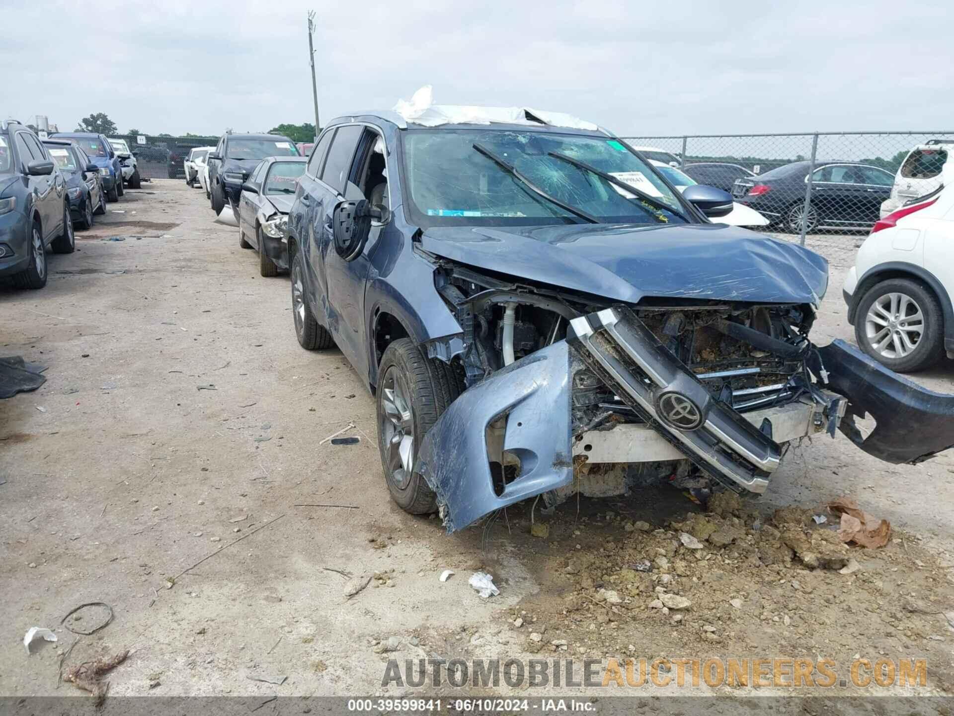 5TDYZRFH0JS244658 TOYOTA HIGHLANDER 2018