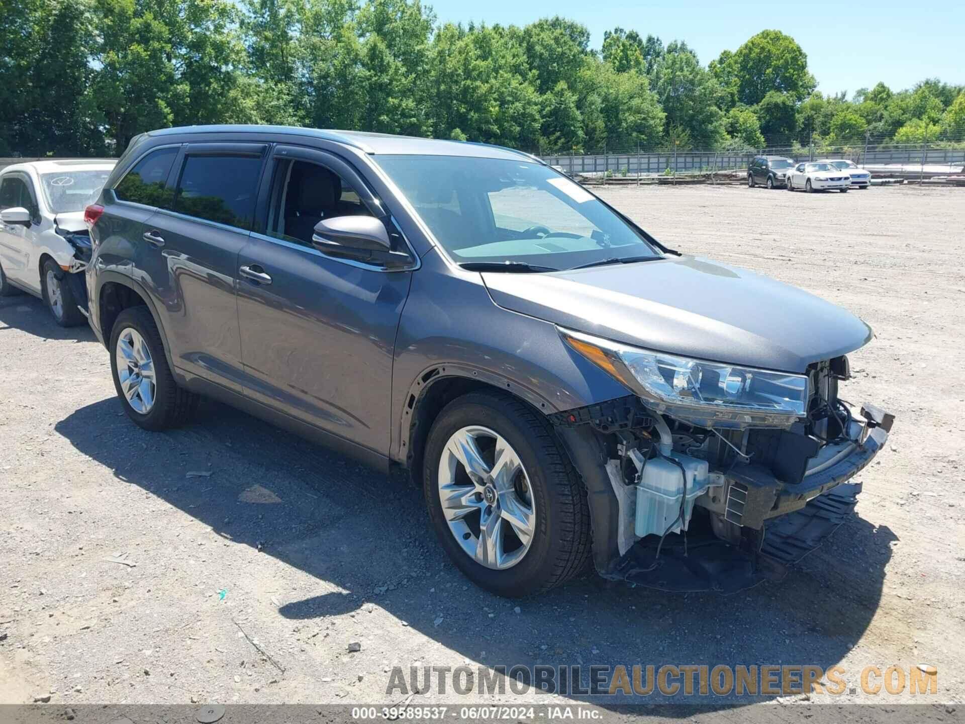 5TDYZRFH0JS264232 TOYOTA HIGHLANDER 2018