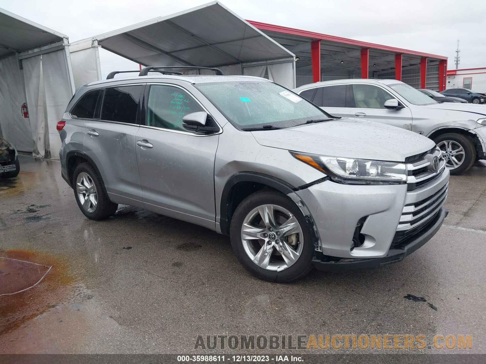 5TDYZRFH0KS308764 TOYOTA HIGHLANDER 2019