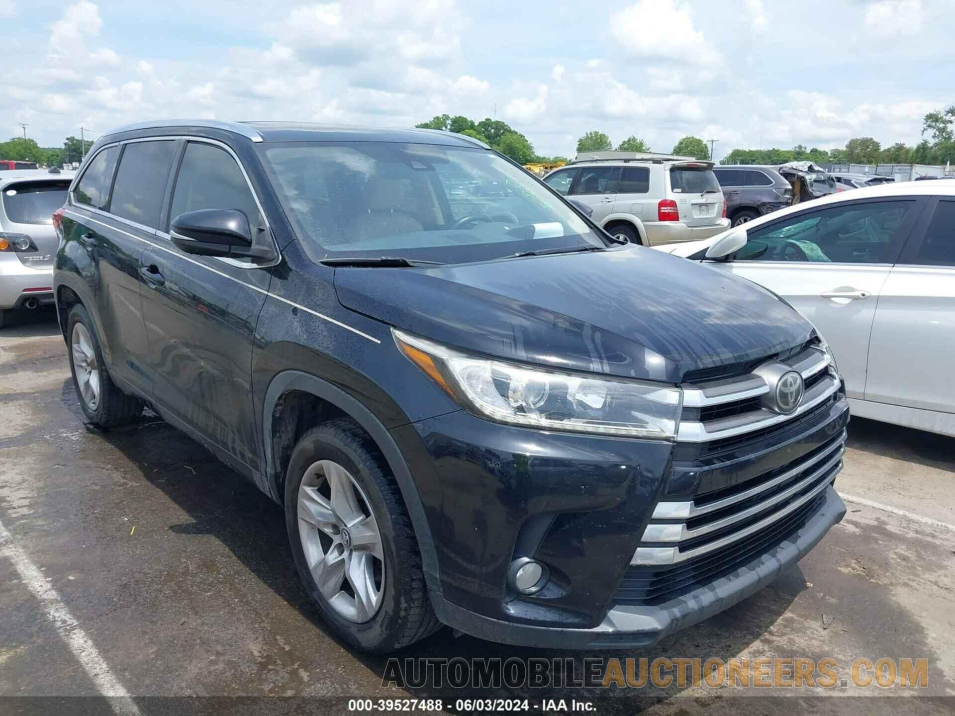 5TDYZRFH1HS221223 TOYOTA HIGHLANDER 2017