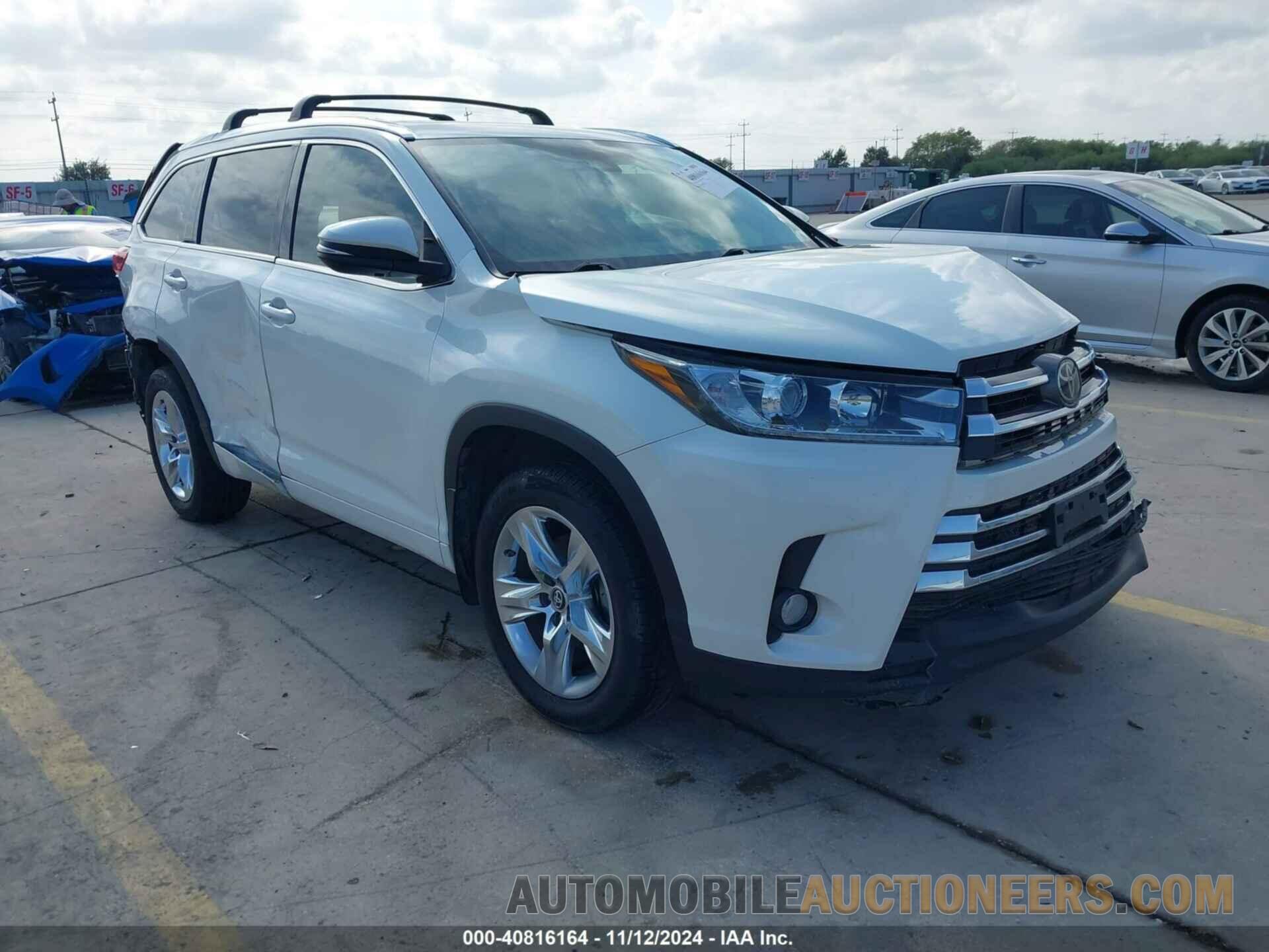 5TDYZRFH1JS252834 TOYOTA HIGHLANDER 2018