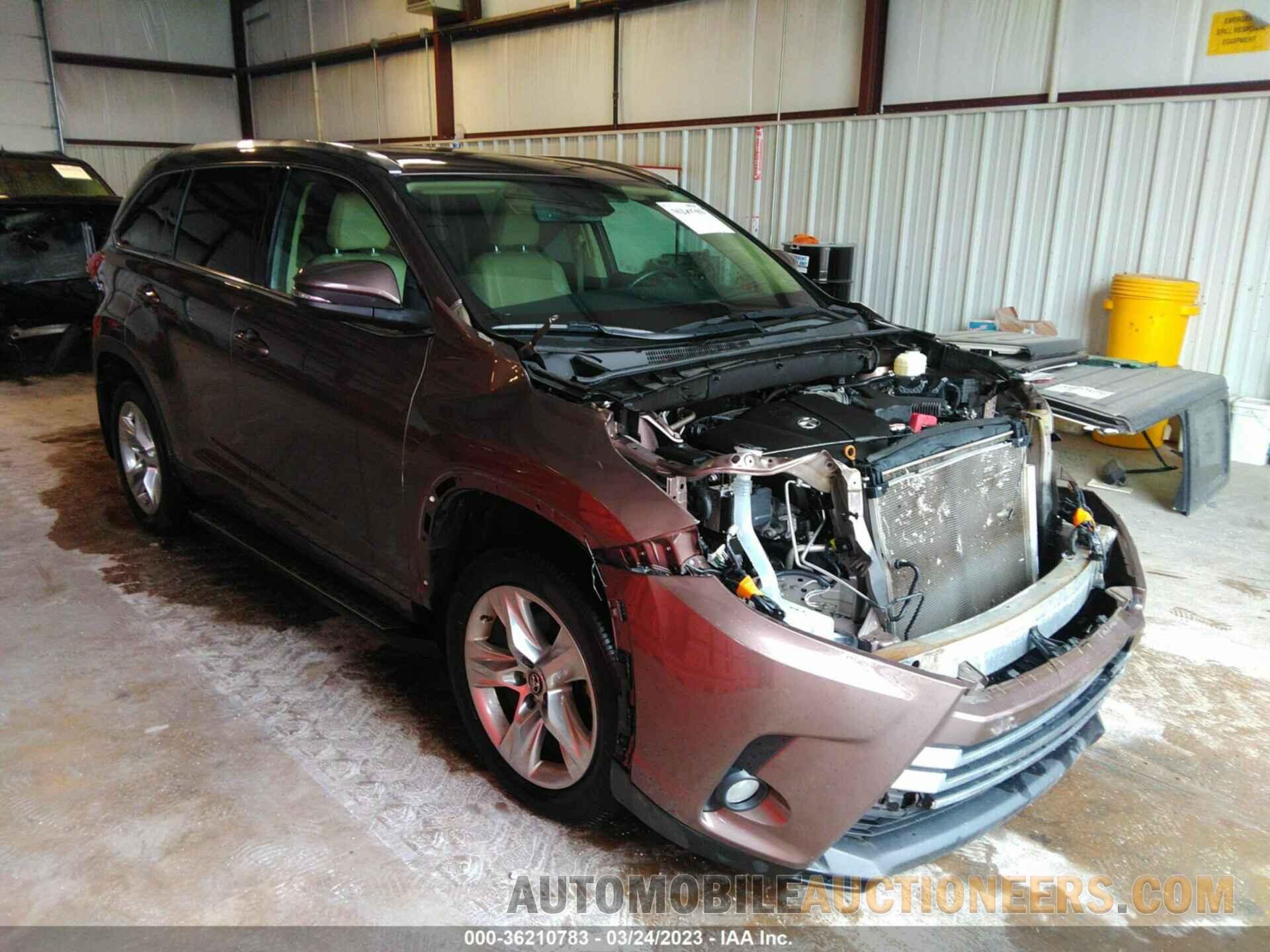 5TDYZRFH1JS254633 TOYOTA HIGHLANDER 2018