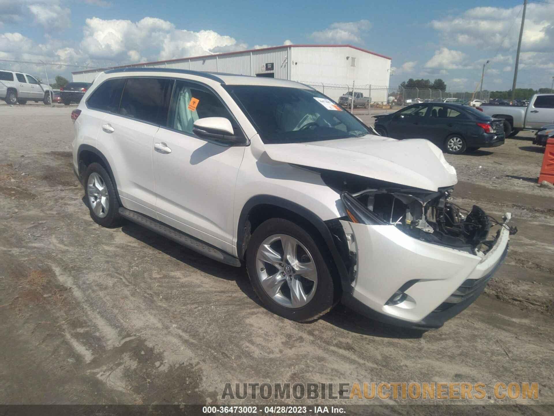 5TDYZRFH1KS296317 TOYOTA HIGHLANDER 2019