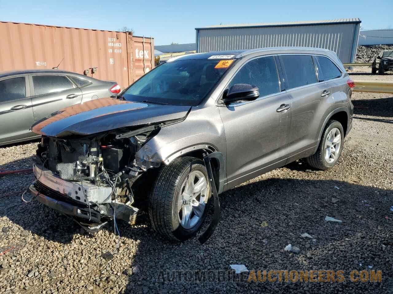 5TDYZRFH1KS331664 TOYOTA HIGHLANDER 2019