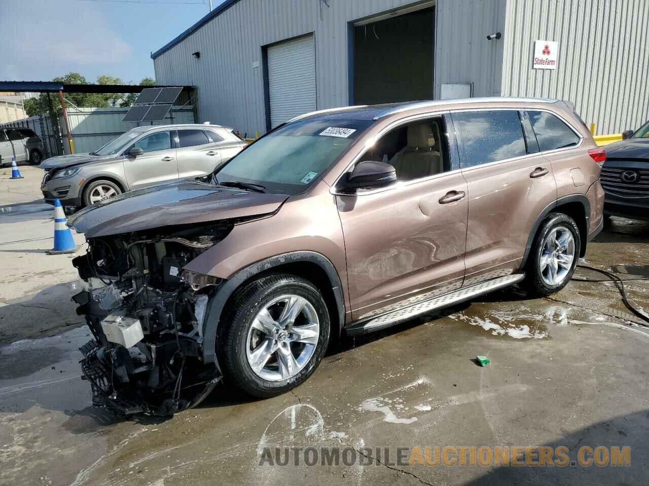 5TDYZRFH2HS205502 TOYOTA HIGHLANDER 2017