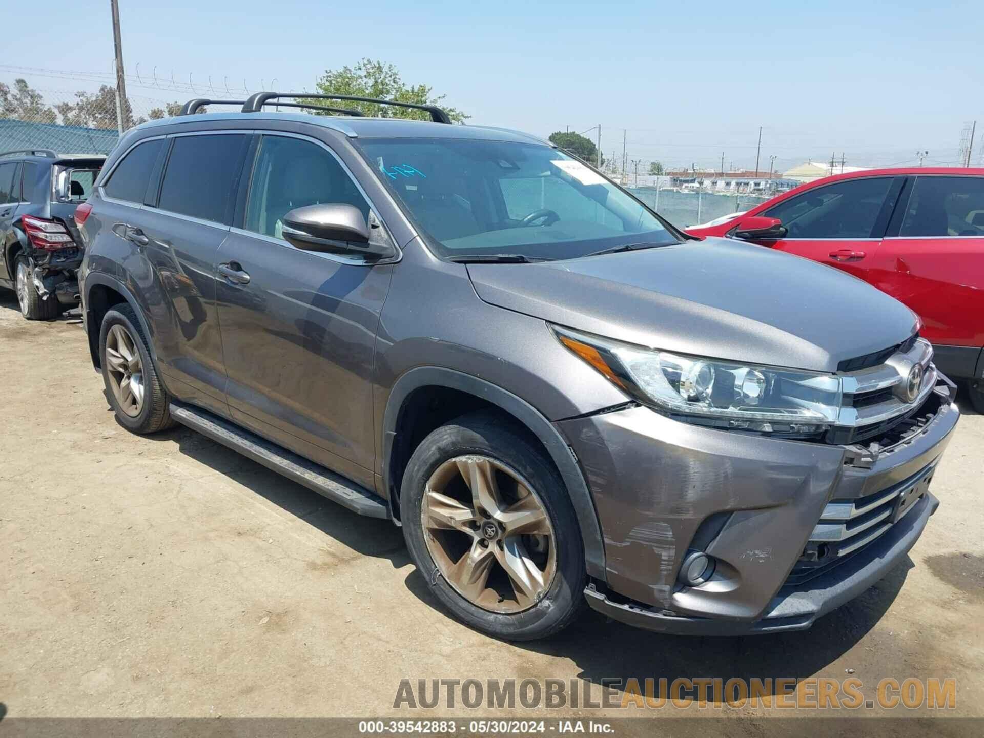 5TDYZRFH2HS227144 TOYOTA HIGHLANDER 2017