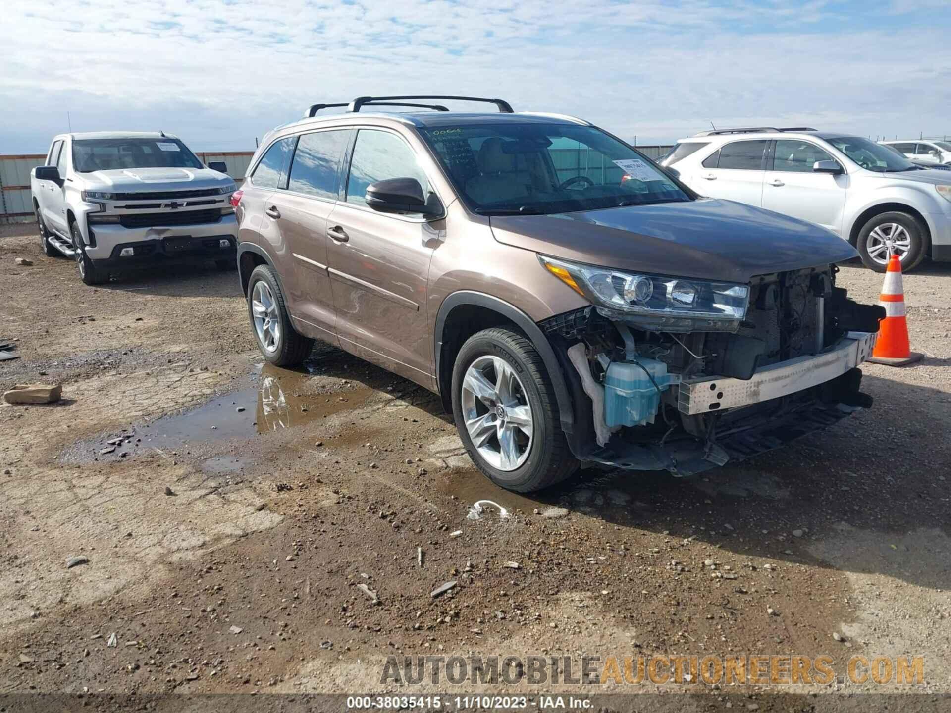 5TDYZRFH2JS263521 TOYOTA HIGHLANDER 2018