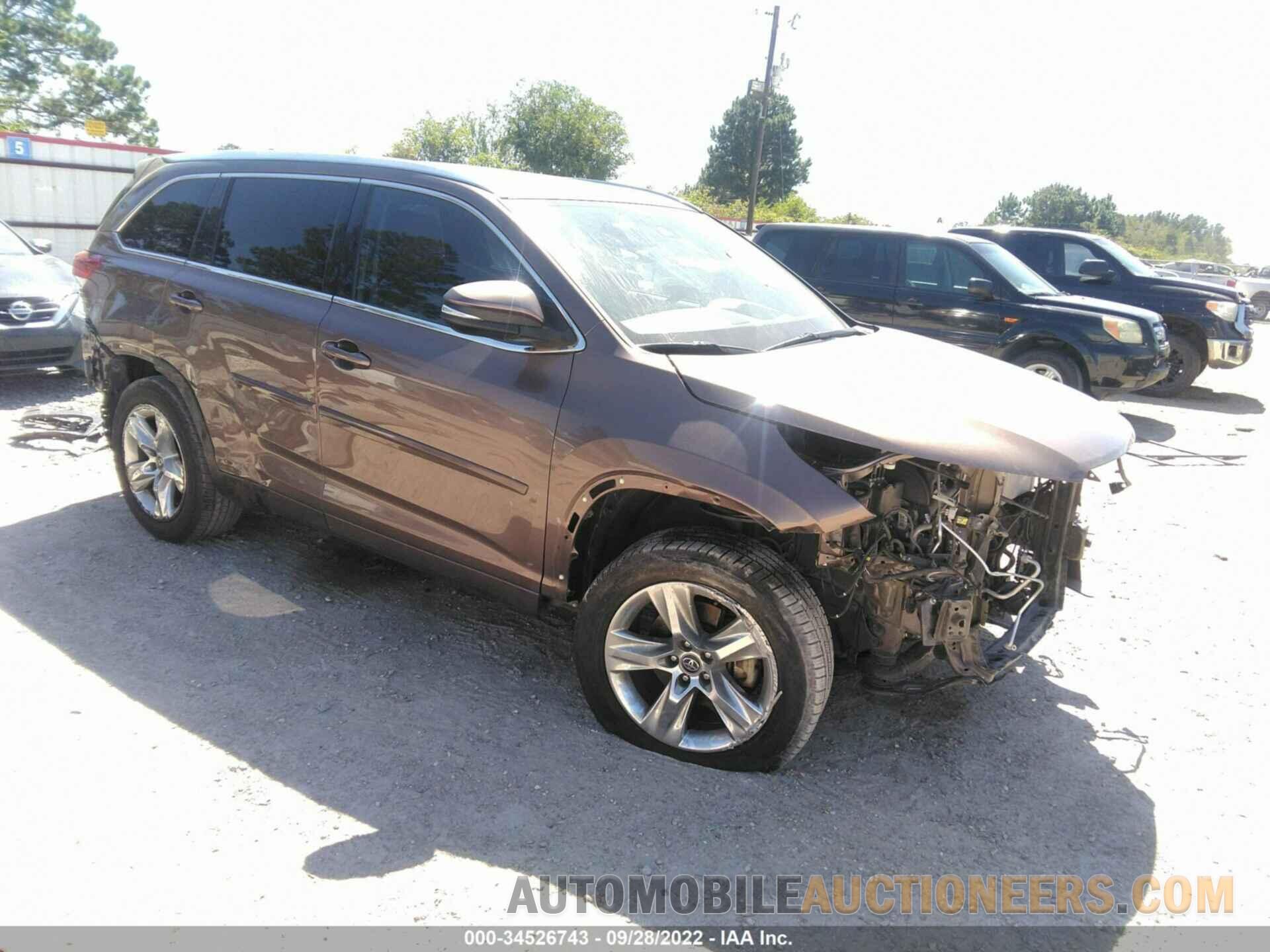 5TDYZRFH2JS283994 TOYOTA HIGHLANDER 2018