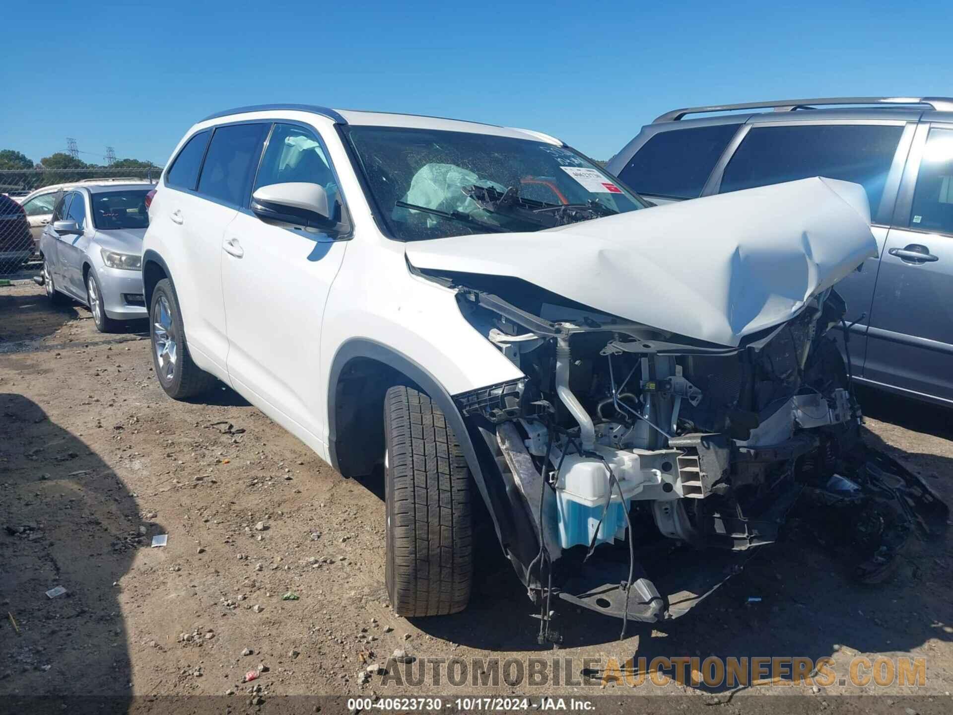 5TDYZRFH2JS285020 TOYOTA HIGHLANDER 2018