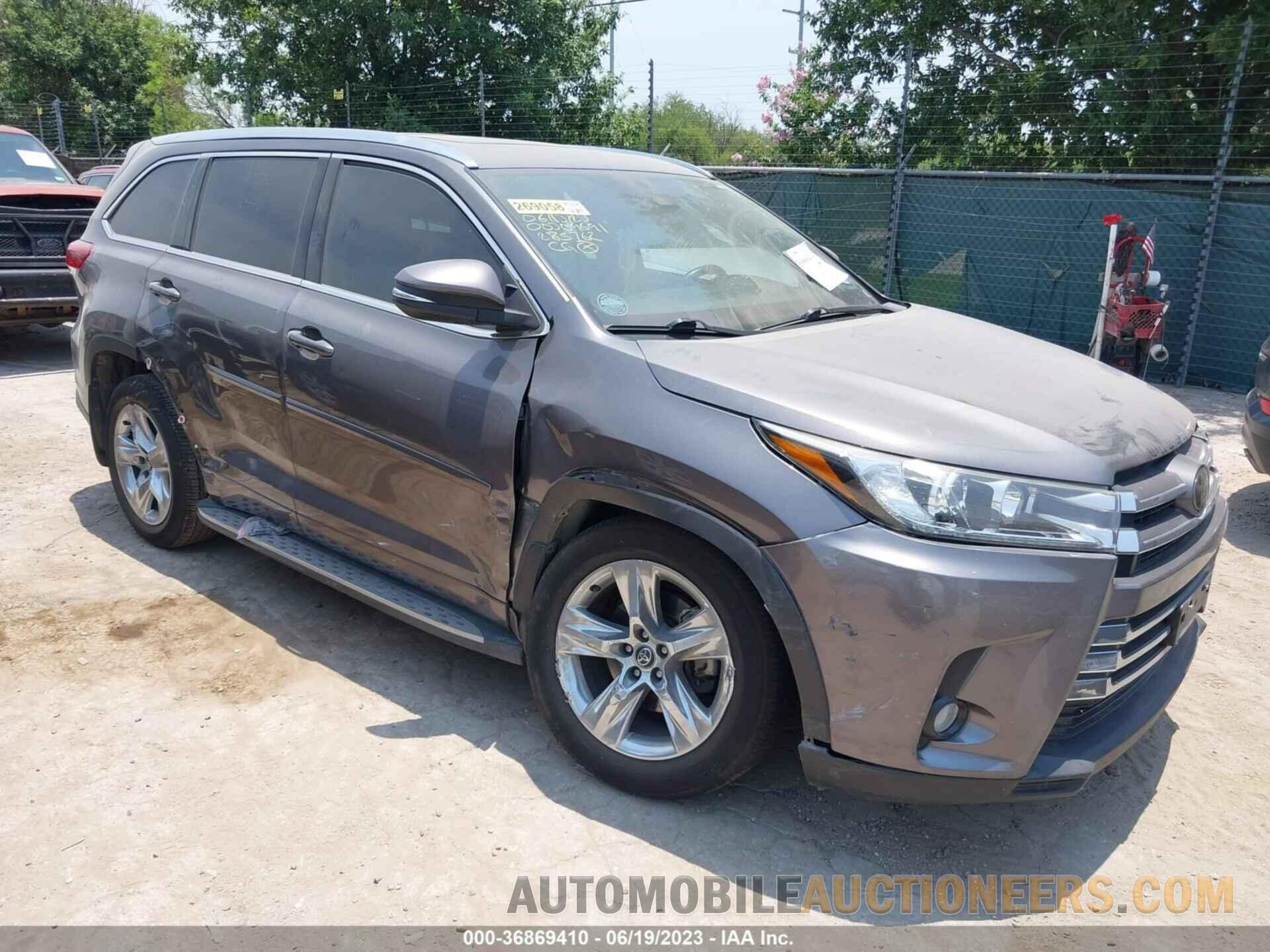 5TDYZRFH2JS285762 TOYOTA HIGHLANDER 2018