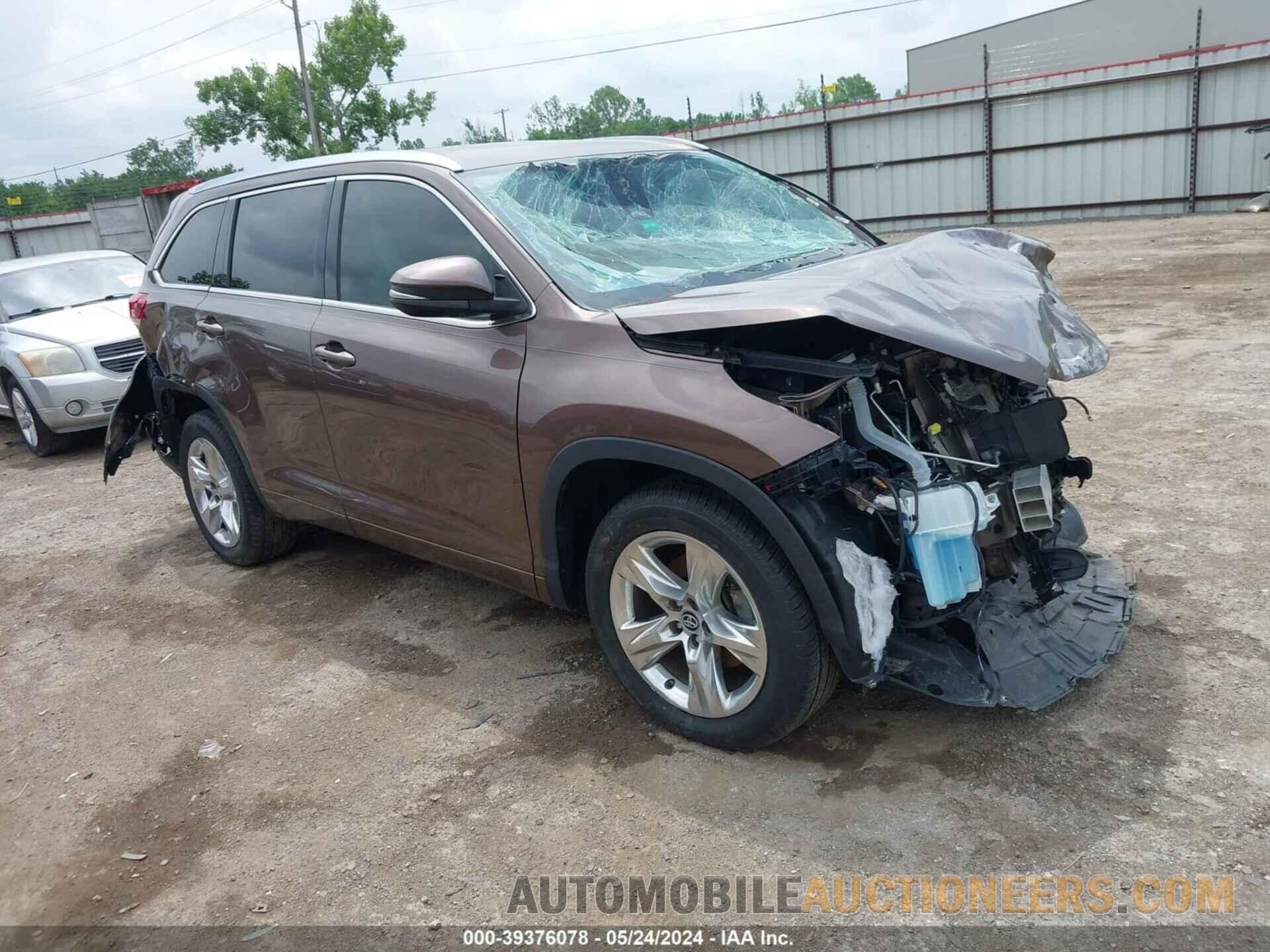 5TDYZRFH2KS312573 TOYOTA HIGHLANDER 2019