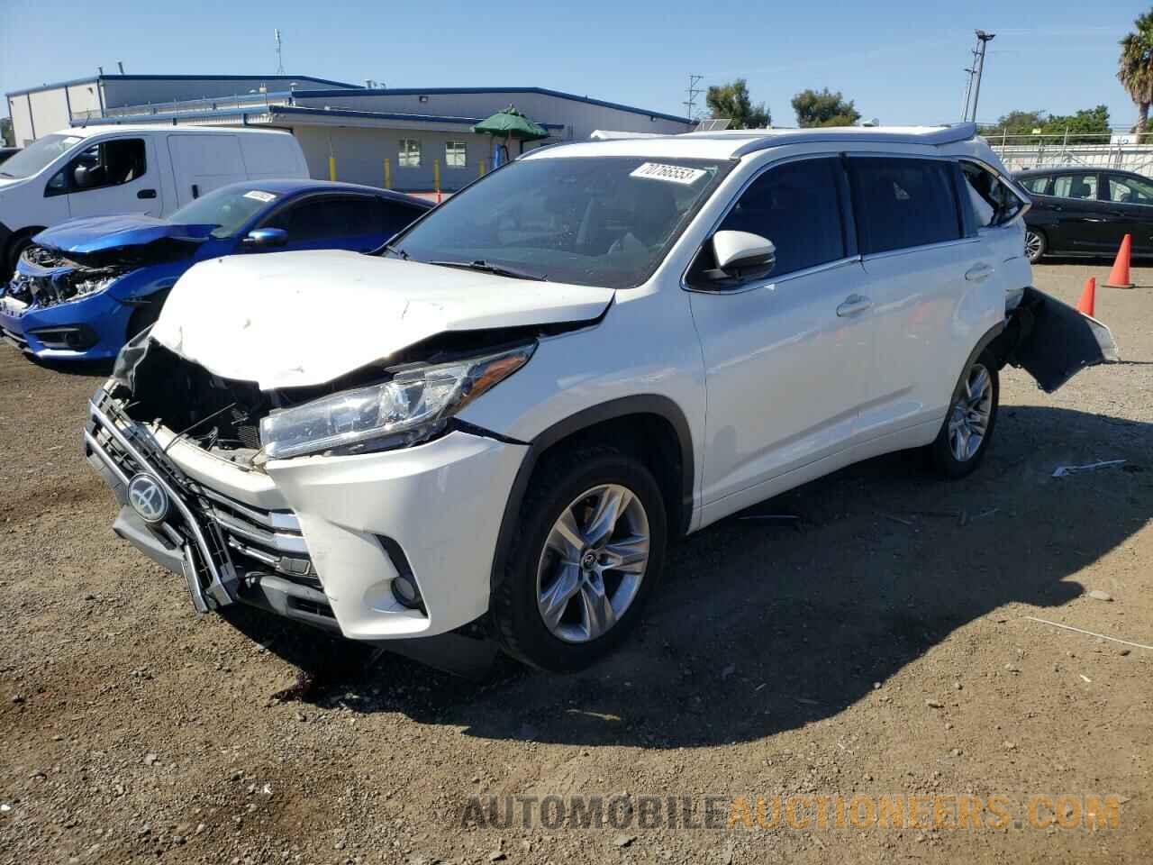 5TDYZRFH3HS197183 TOYOTA HIGHLANDER 2017