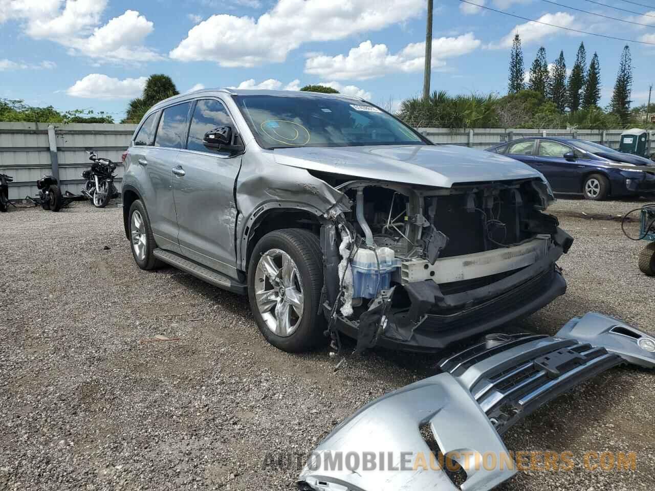 5TDYZRFH3HS230327 TOYOTA HIGHLANDER 2017