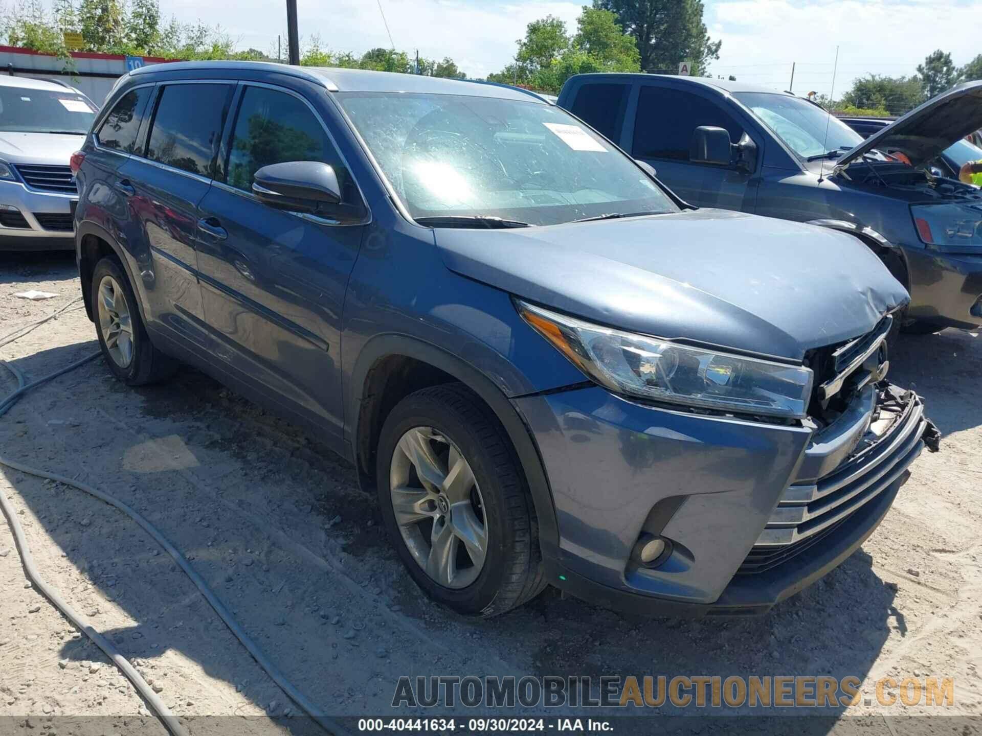 5TDYZRFH3JS281333 TOYOTA HIGHLANDER 2018