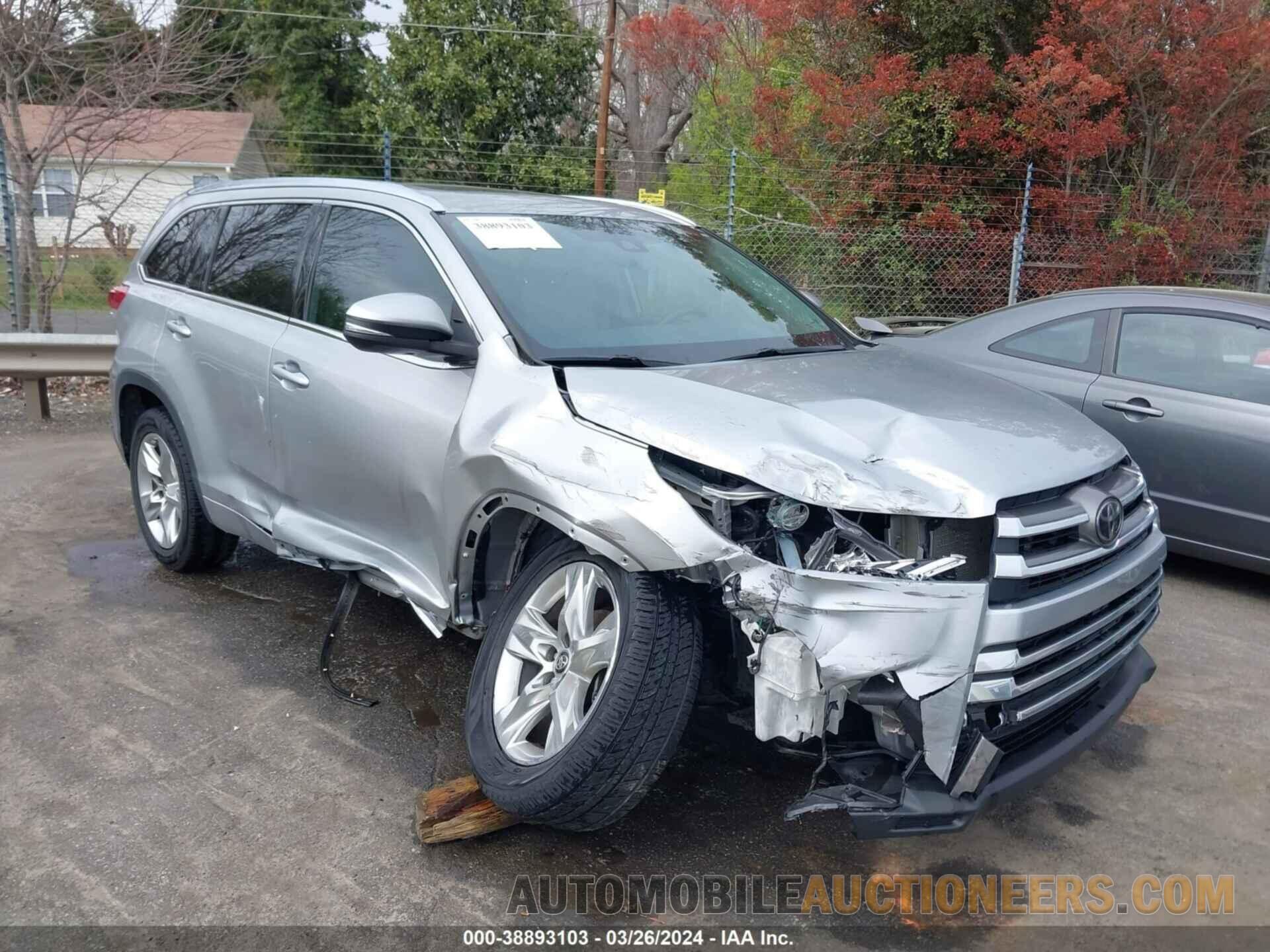 5TDYZRFH3KS302778 TOYOTA HIGHLANDER 2019