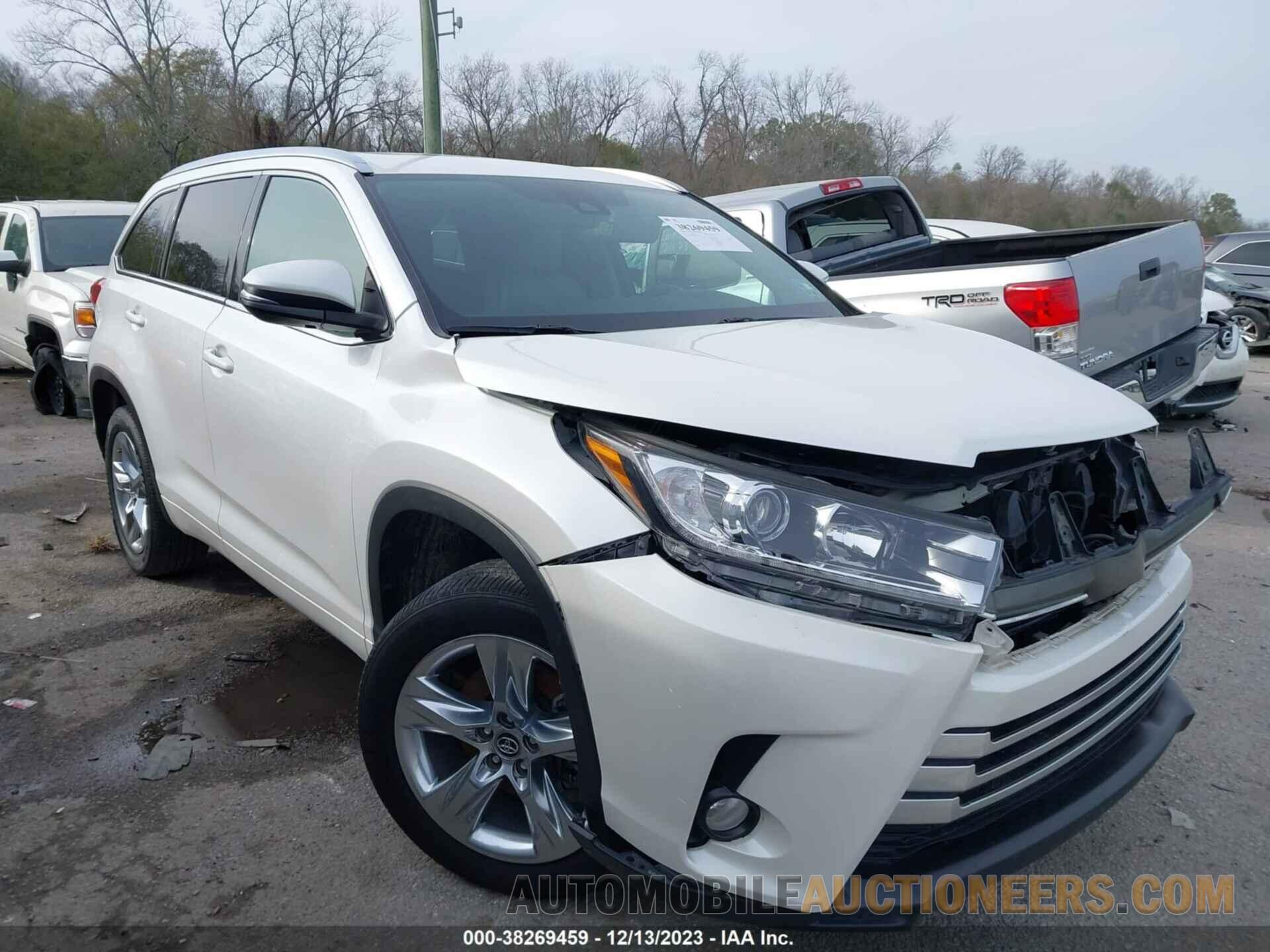 5TDYZRFH4HS218333 TOYOTA HIGHLANDER 2017