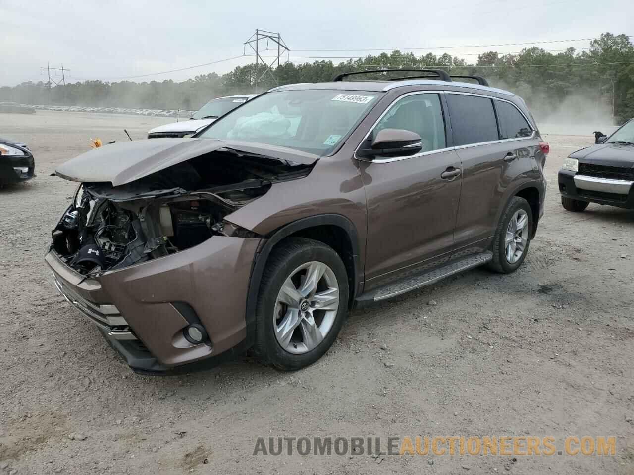 5TDYZRFH4HS229722 TOYOTA HIGHLANDER 2017