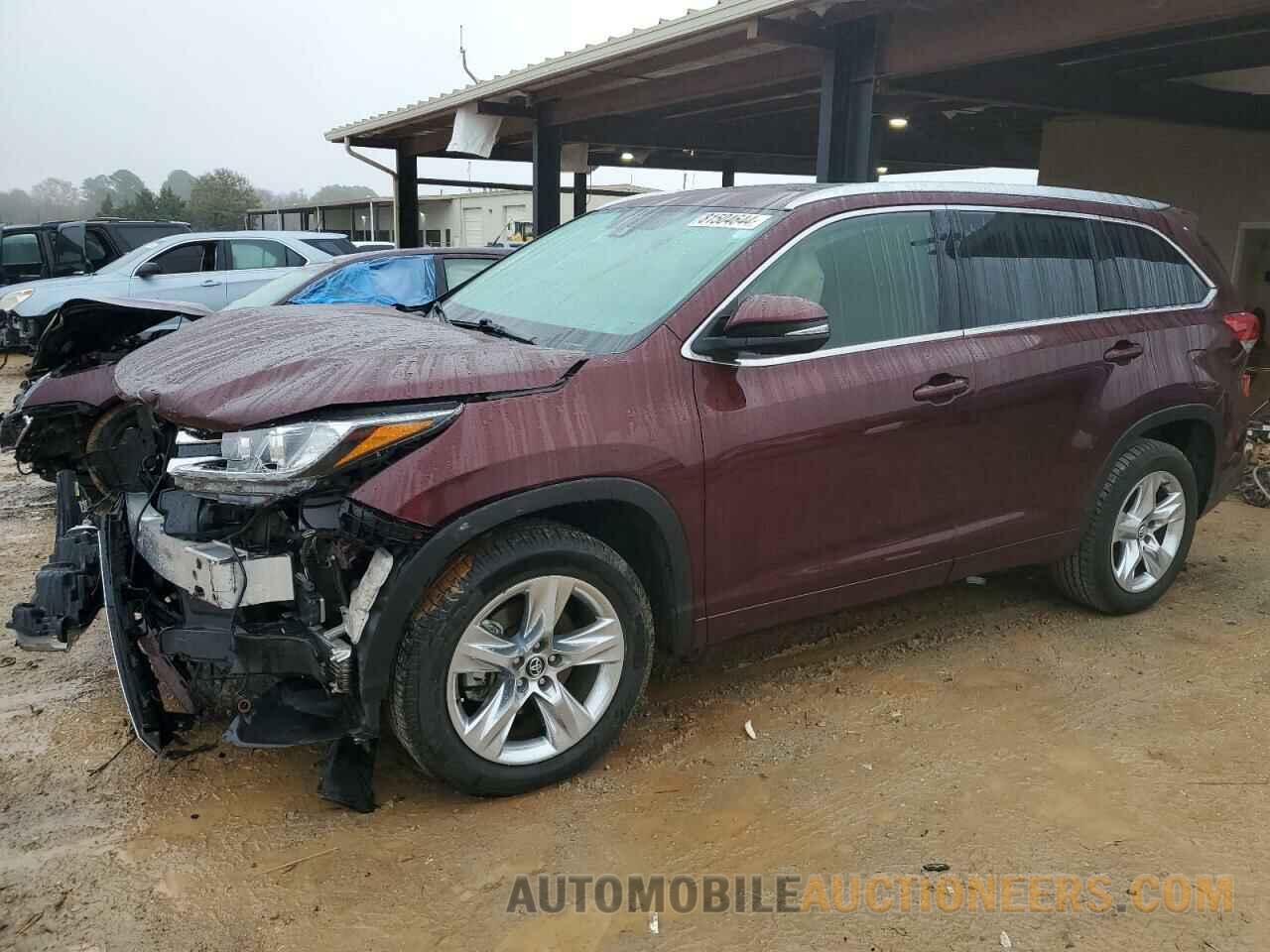 5TDYZRFH4HS232569 TOYOTA HIGHLANDER 2017