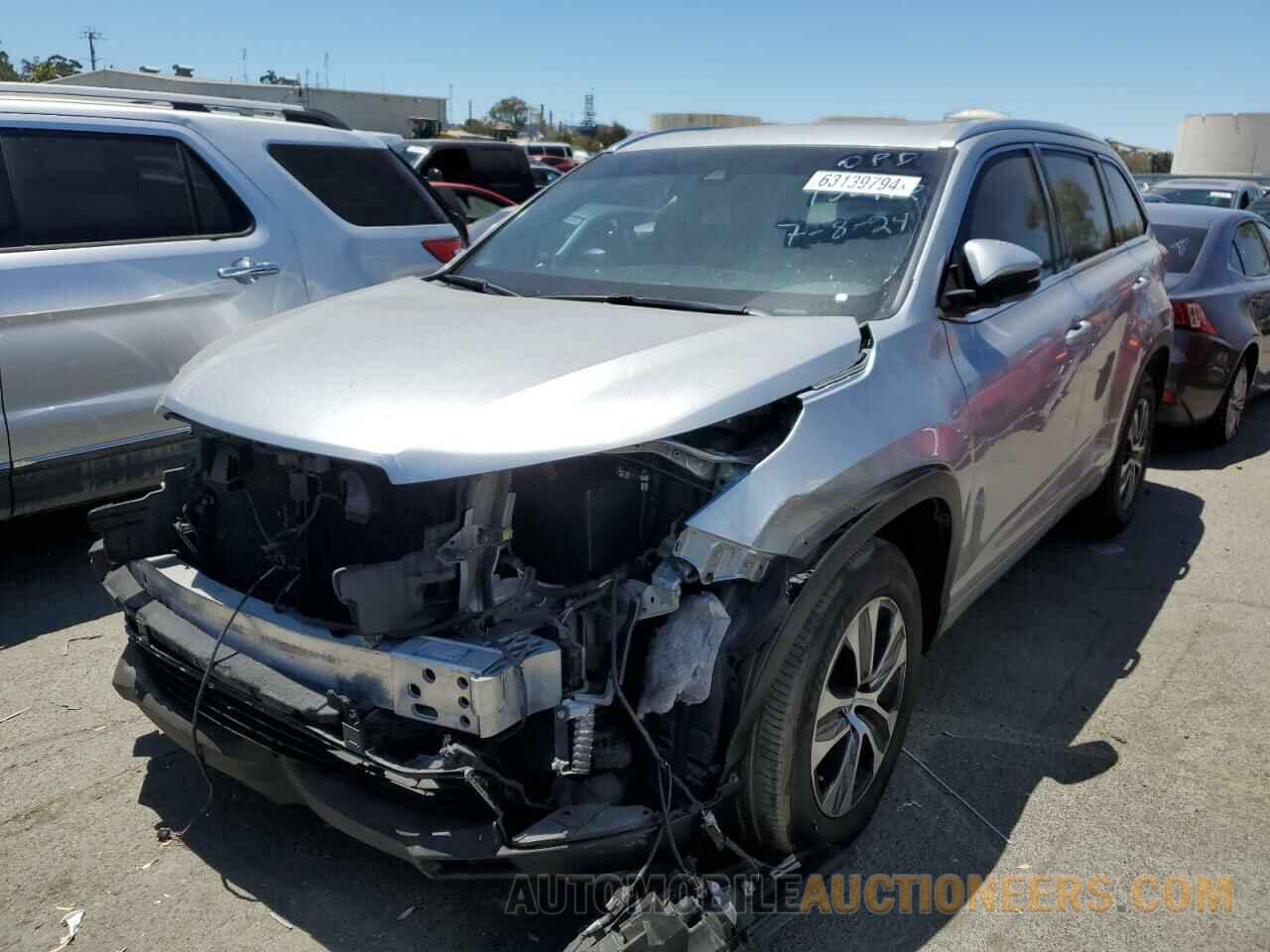 5TDYZRFH4HS233477 TOYOTA HIGHLANDER 2017