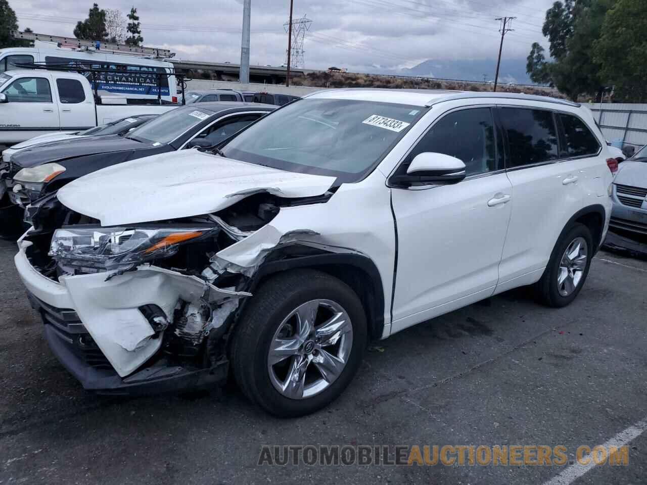 5TDYZRFH4JS263732 TOYOTA HIGHLANDER 2018