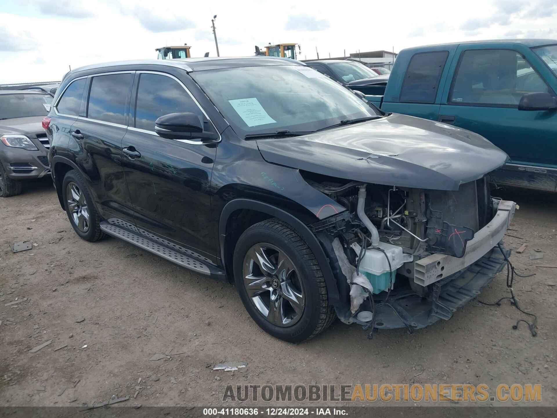 5TDYZRFH4JS272964 TOYOTA HIGHLANDER 2018