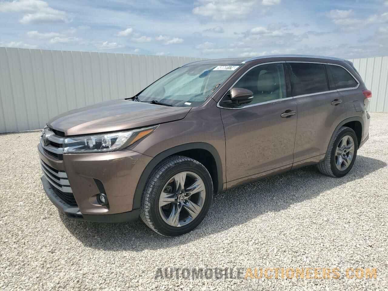 5TDYZRFH4KS309416 TOYOTA HIGHLANDER 2019