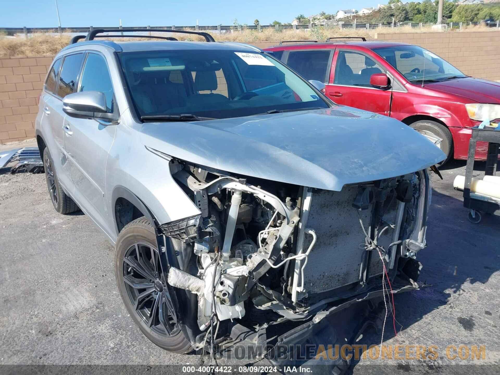 5TDYZRFH4KS311439 TOYOTA HIGHLANDER 2019