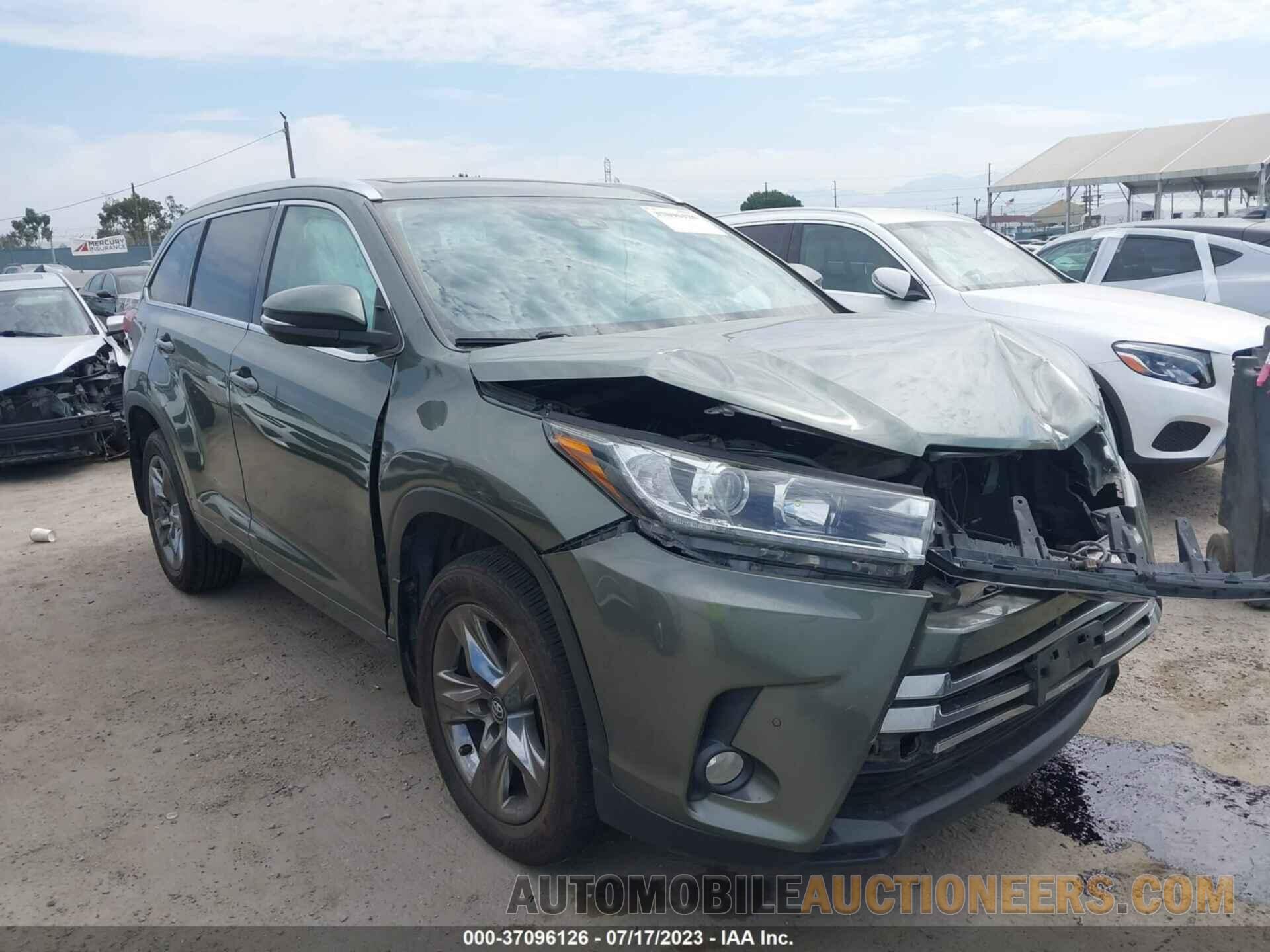 5TDYZRFH5HS202612 TOYOTA HIGHLANDER 2017