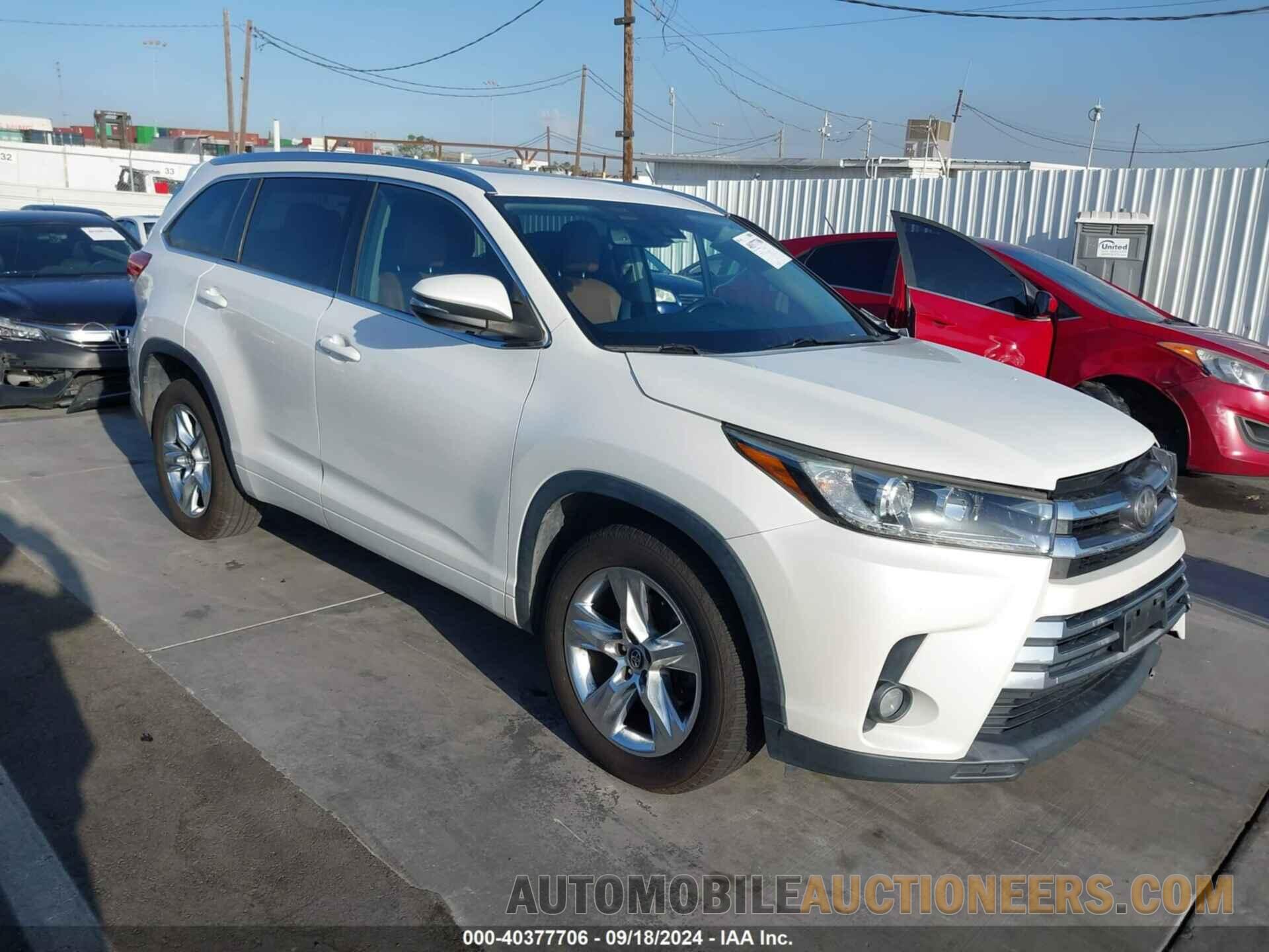 5TDYZRFH5HS208653 TOYOTA HIGHLANDER 2017