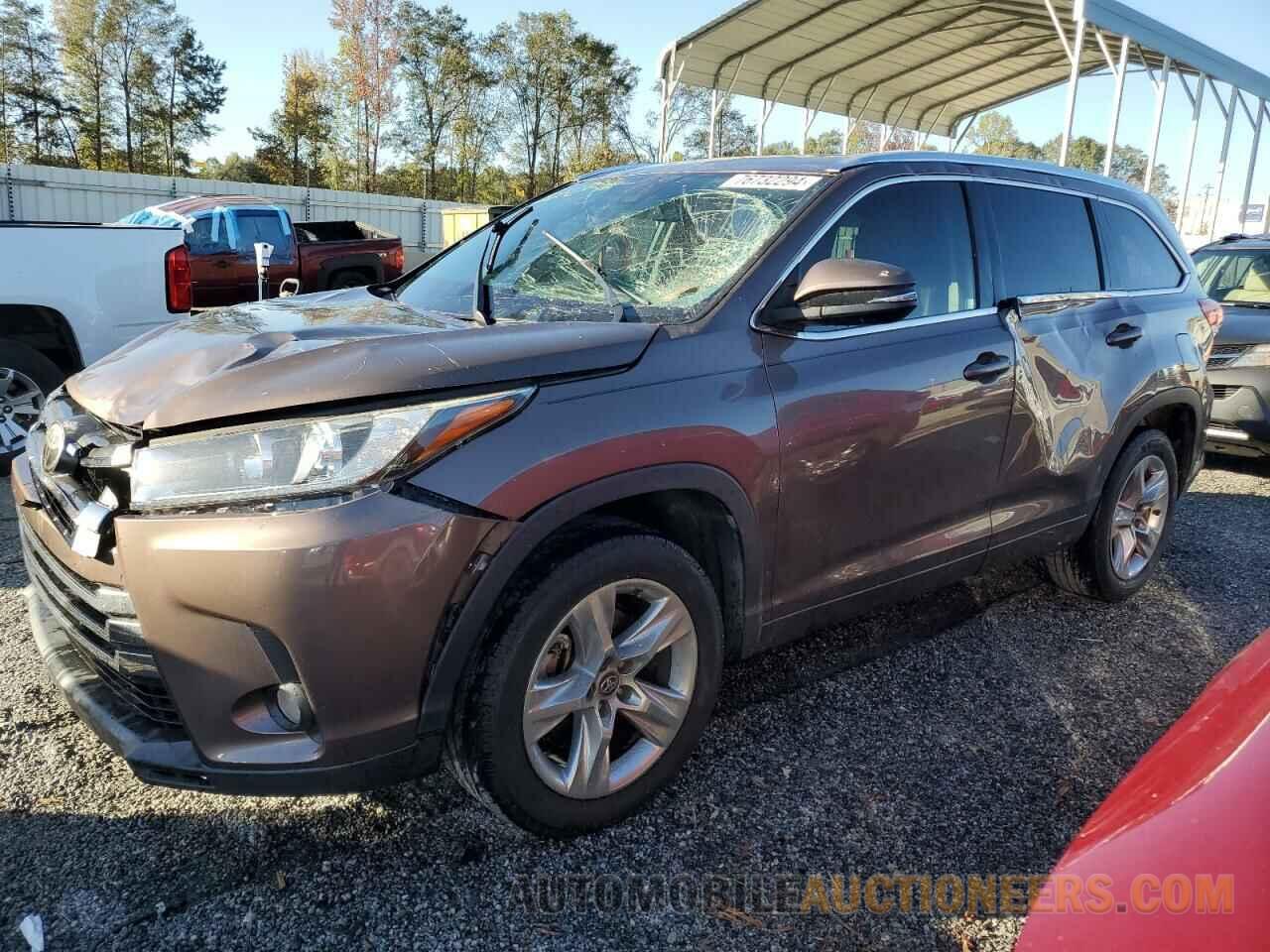 5TDYZRFH5HS211147 TOYOTA HIGHLANDER 2017