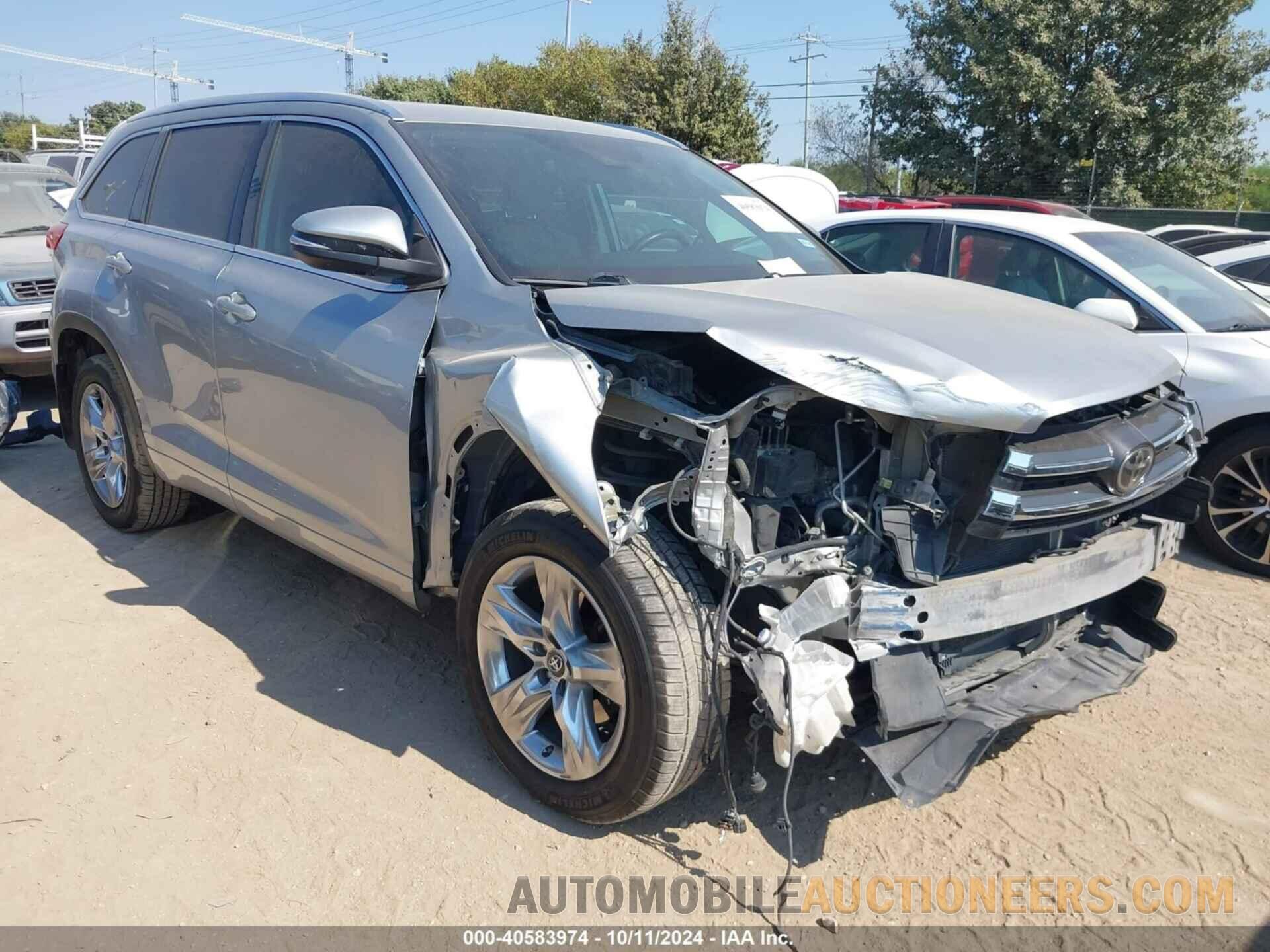 5TDYZRFH5JS239598 TOYOTA HIGHLANDER 2018