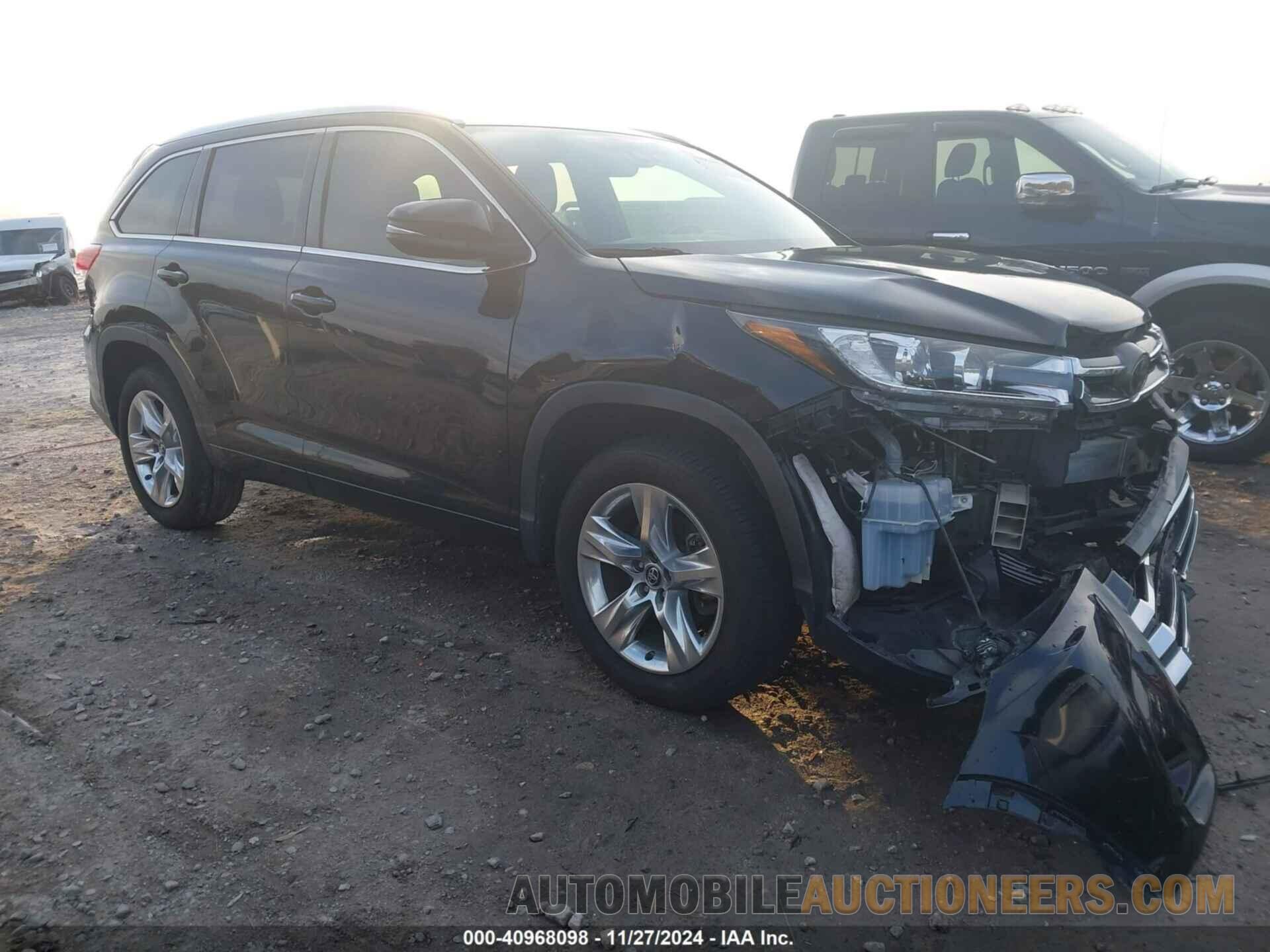 5TDYZRFH5KS298250 TOYOTA HIGHLANDER 2019