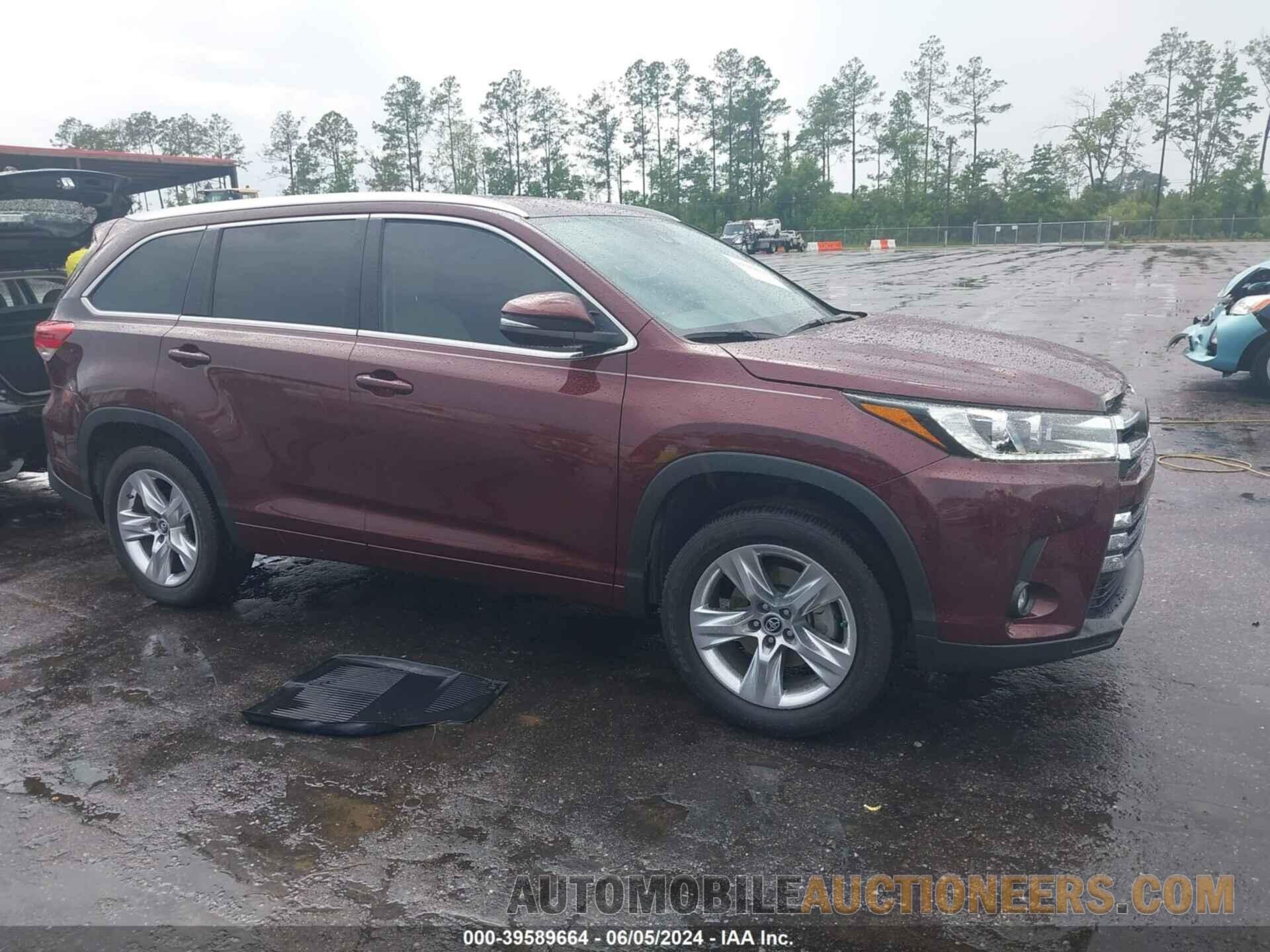 5TDYZRFH5KS342280 TOYOTA HIGHLANDER 2019