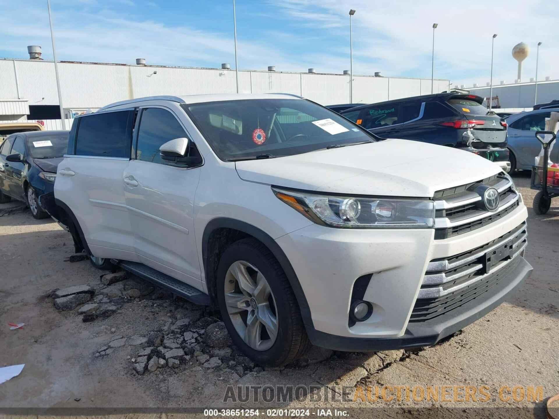 5TDYZRFH6HS191233 TOYOTA HIGHLANDER 2017