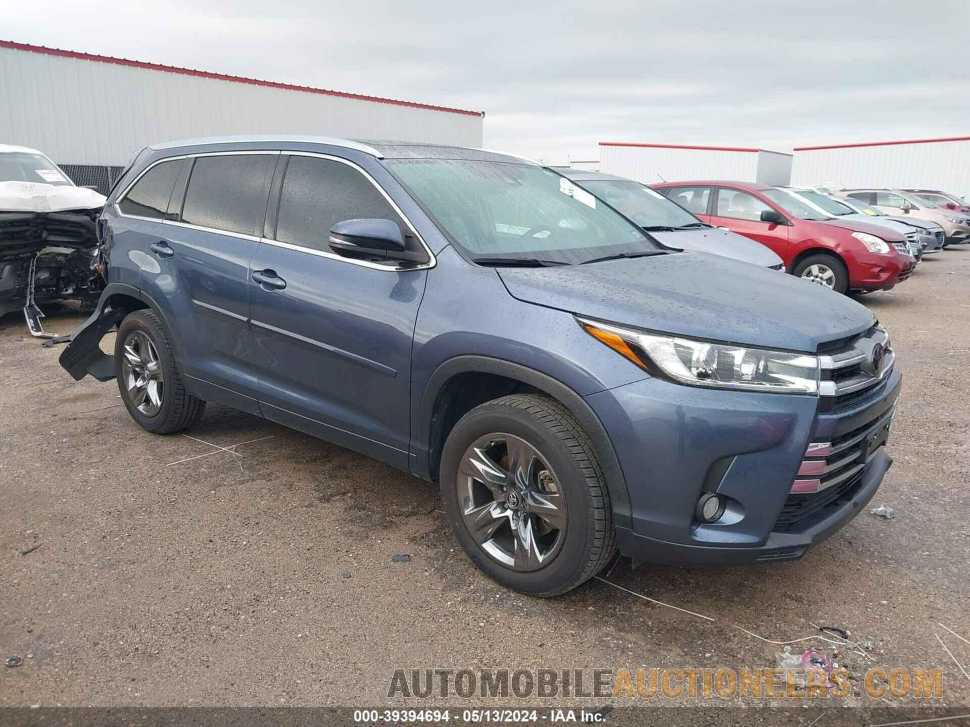 5TDYZRFH6JS286252 TOYOTA HIGHLANDER 2018