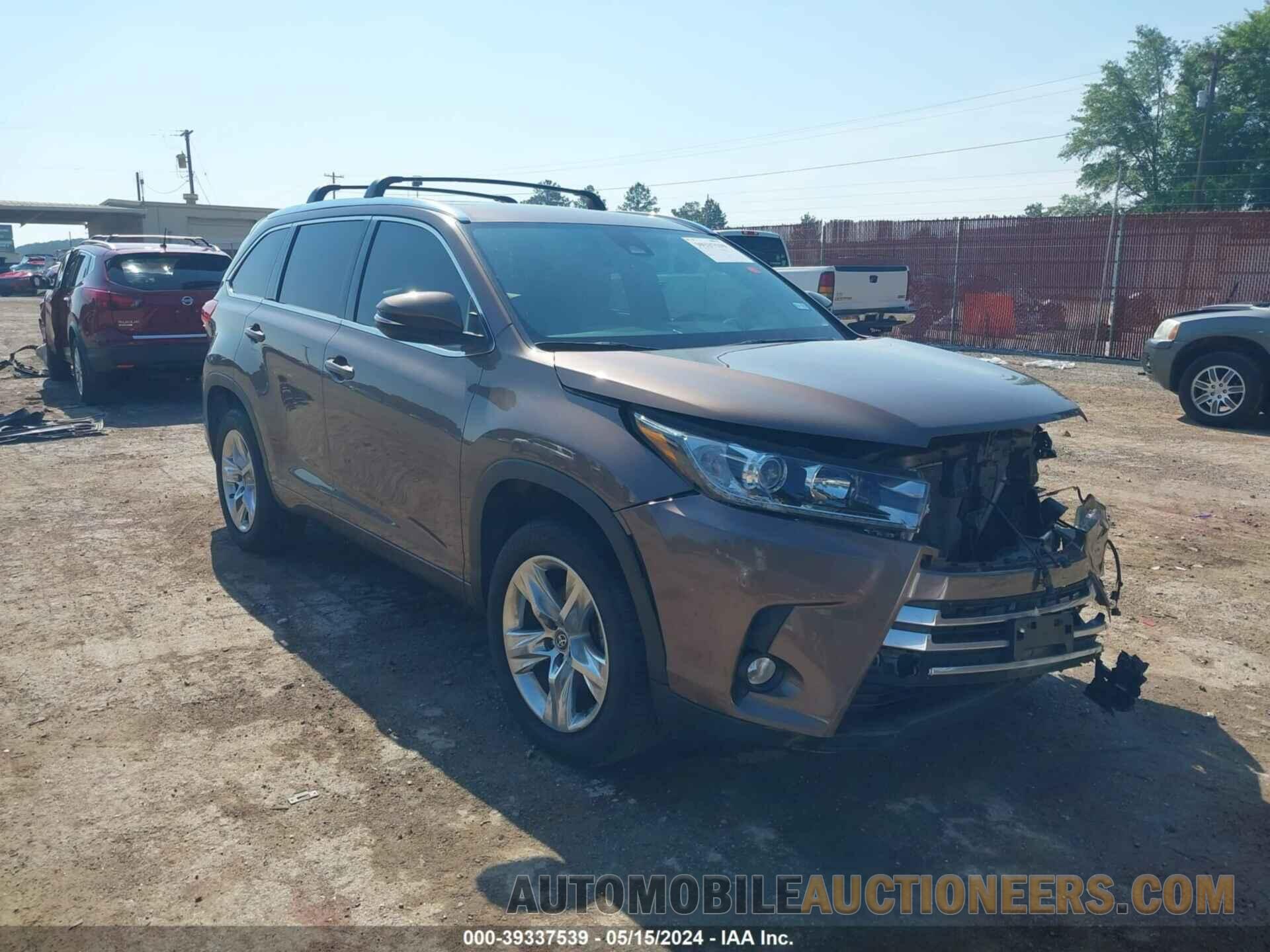 5TDYZRFH6JS288826 TOYOTA HIGHLANDER 2018