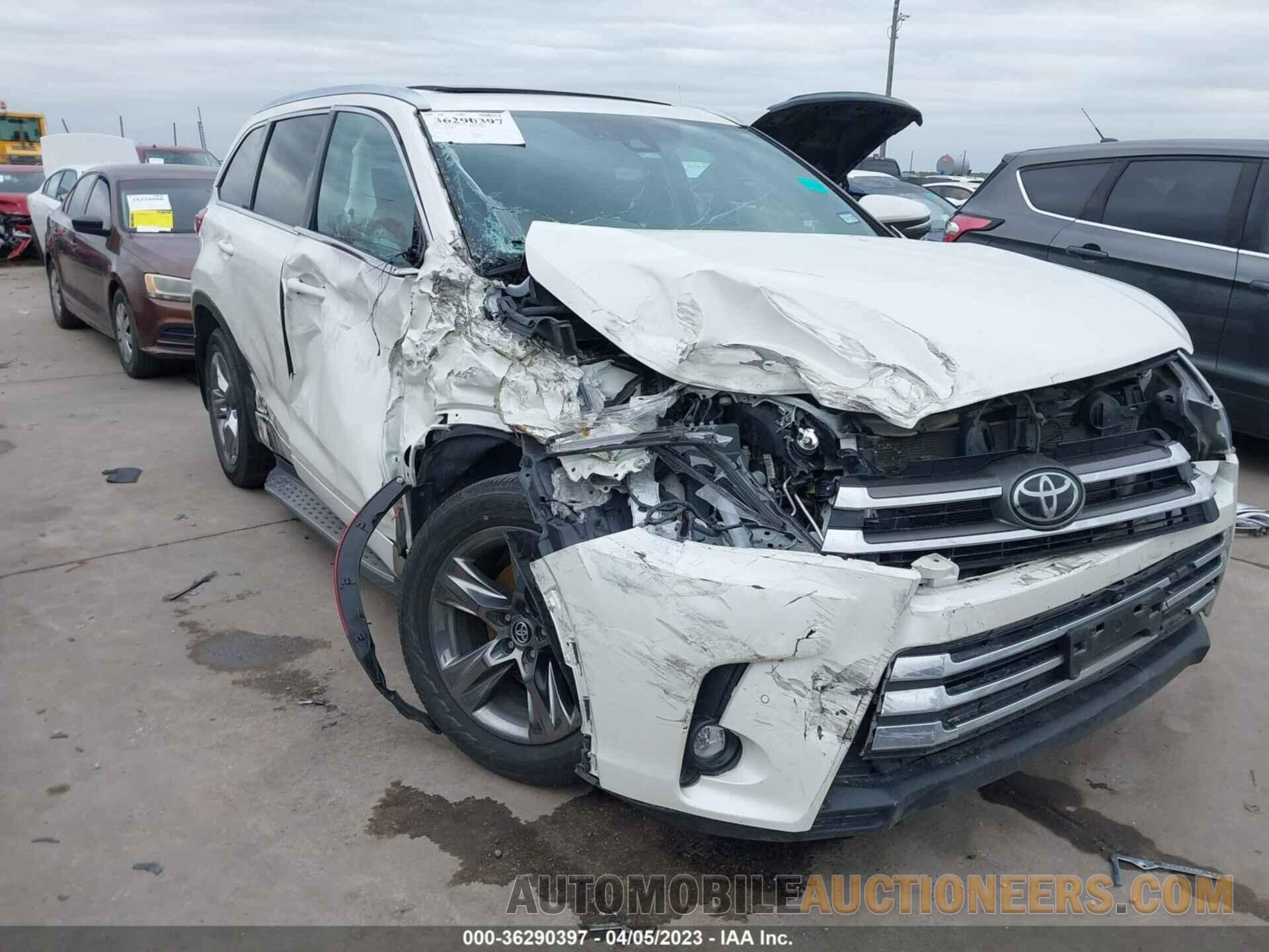 5TDYZRFH6KS290206 TOYOTA HIGHLANDER 2019