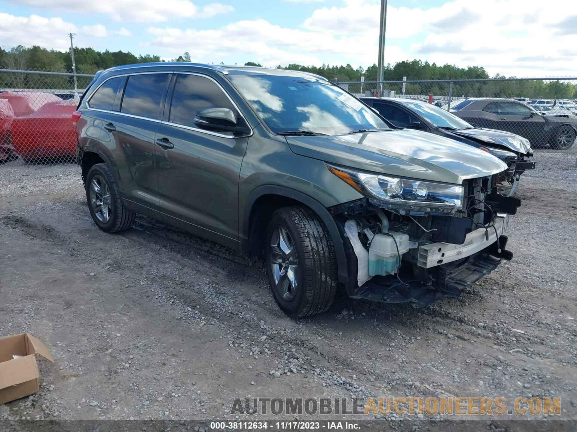 5TDYZRFH6KS307814 TOYOTA HIGHLANDER 2019