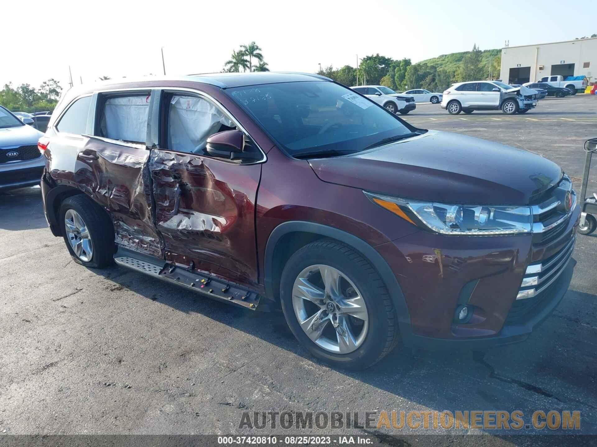 5TDYZRFH6KS309188 TOYOTA HIGHLANDER 2019