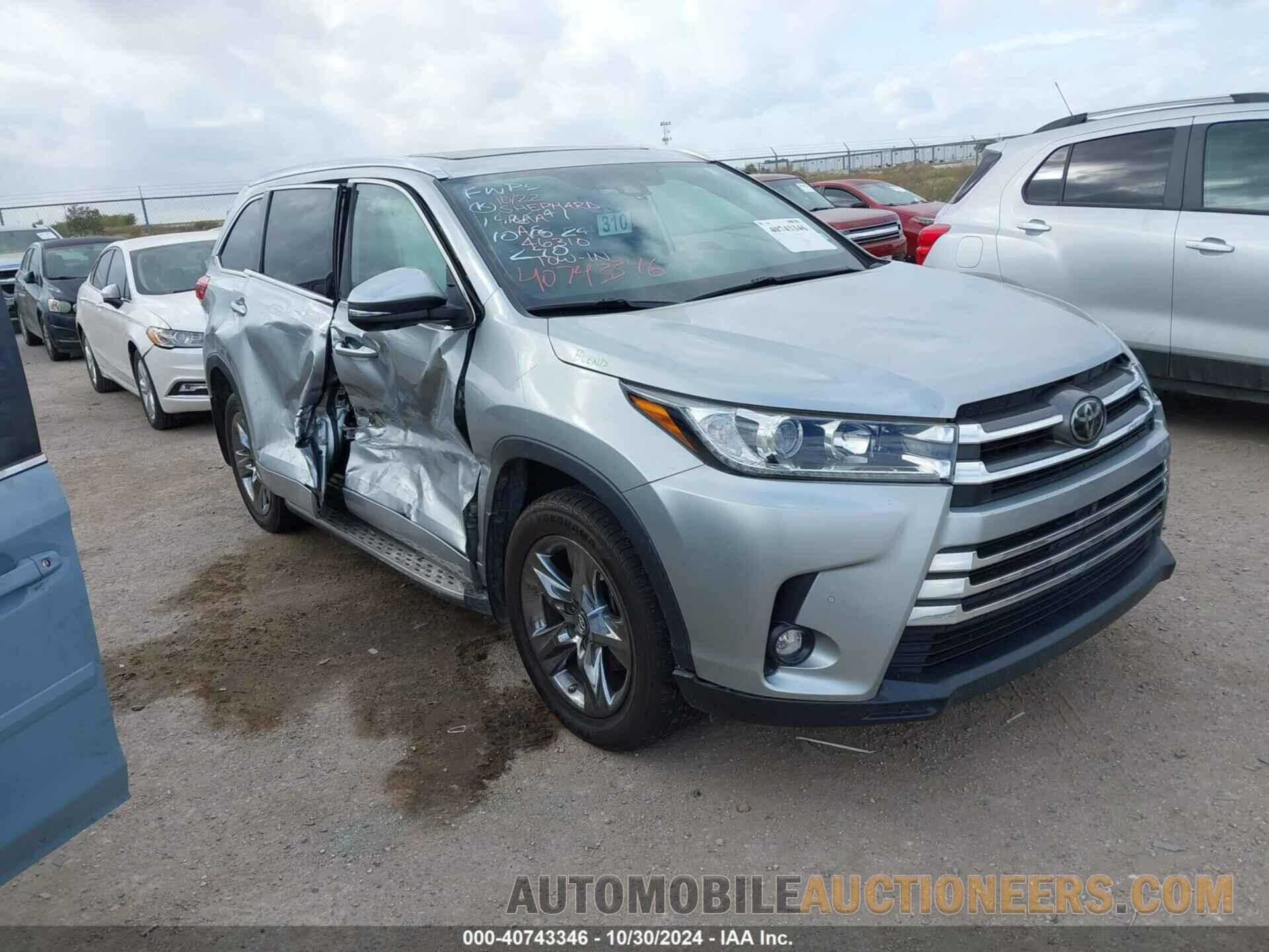 5TDYZRFH6KS323530 TOYOTA HIGHLANDER 2019