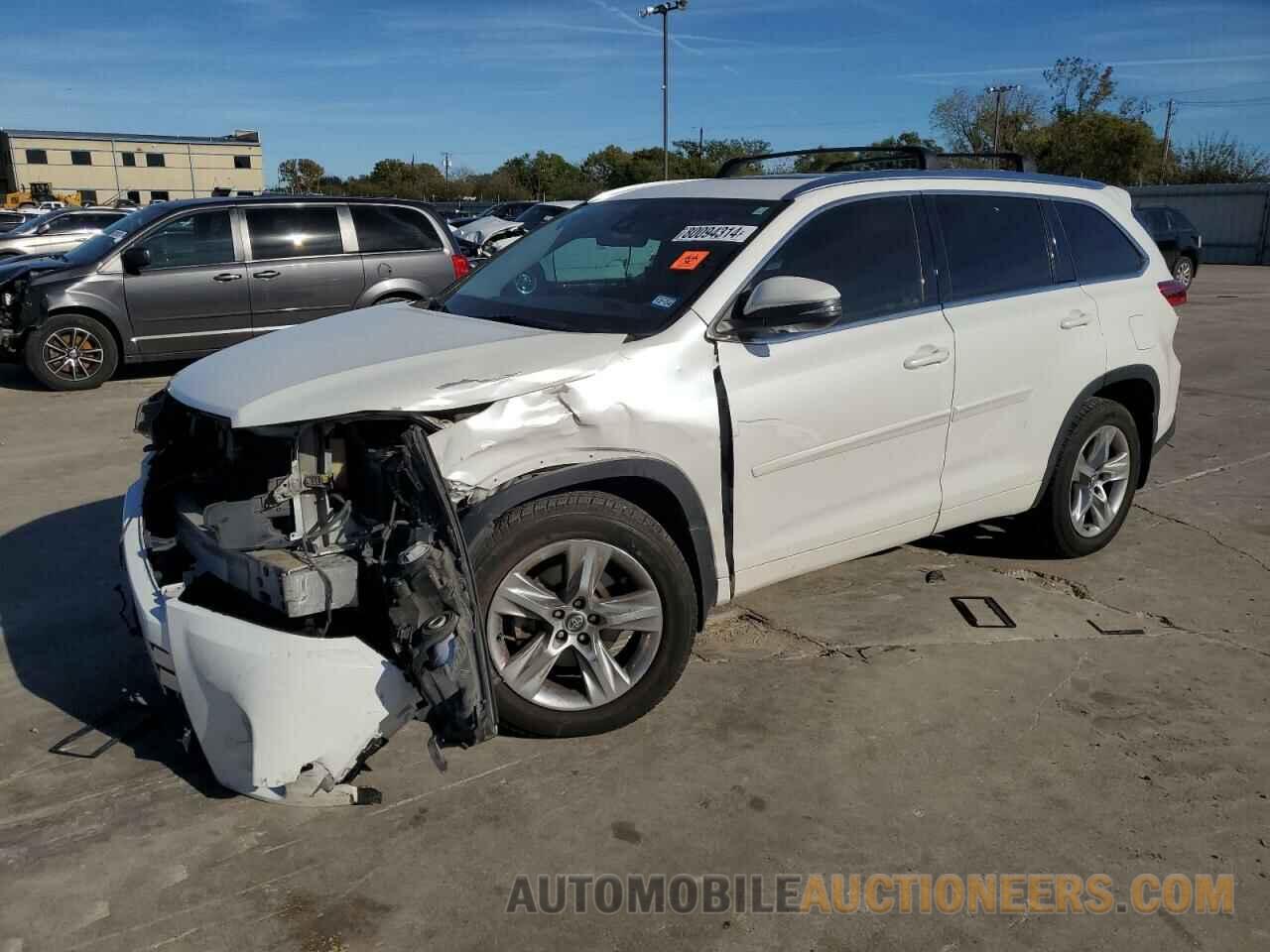 5TDYZRFH7HS208332 TOYOTA HIGHLANDER 2017