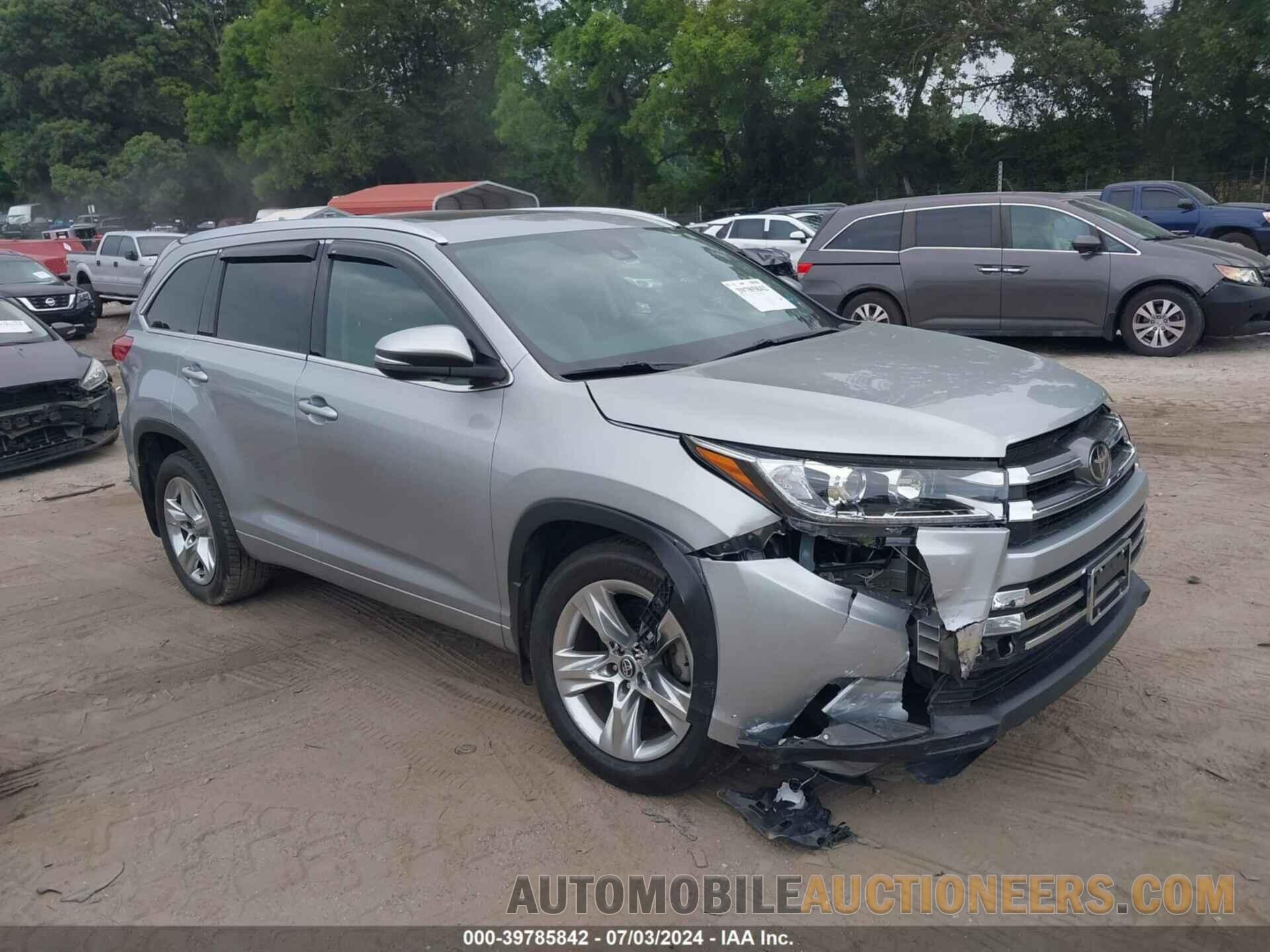 5TDYZRFH7HS214194 TOYOTA HIGHLANDER 2017