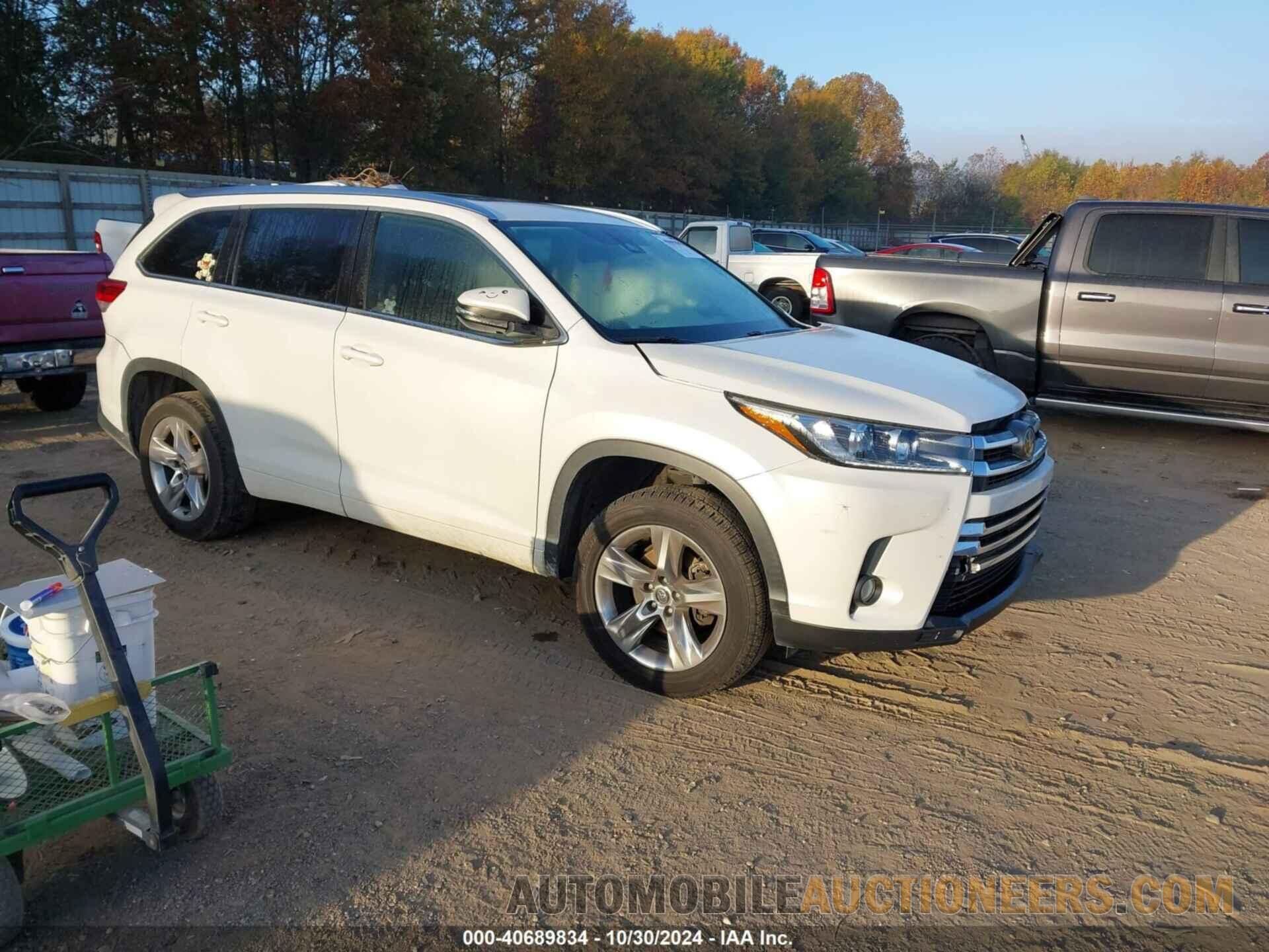 5TDYZRFH7HS221355 TOYOTA HIGHLANDER 2017