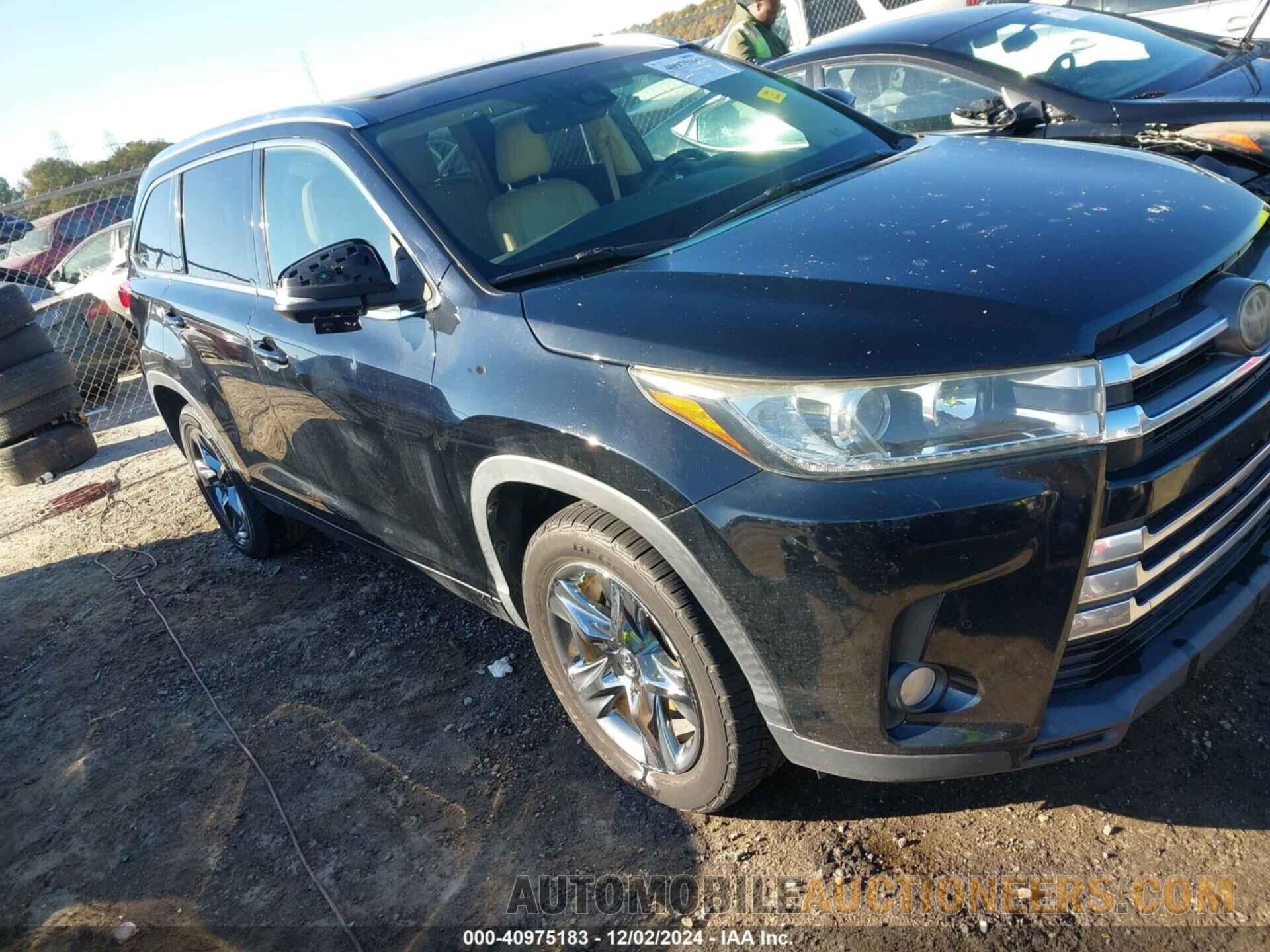 5TDYZRFH7HS232761 TOYOTA HIGHLANDER 2017