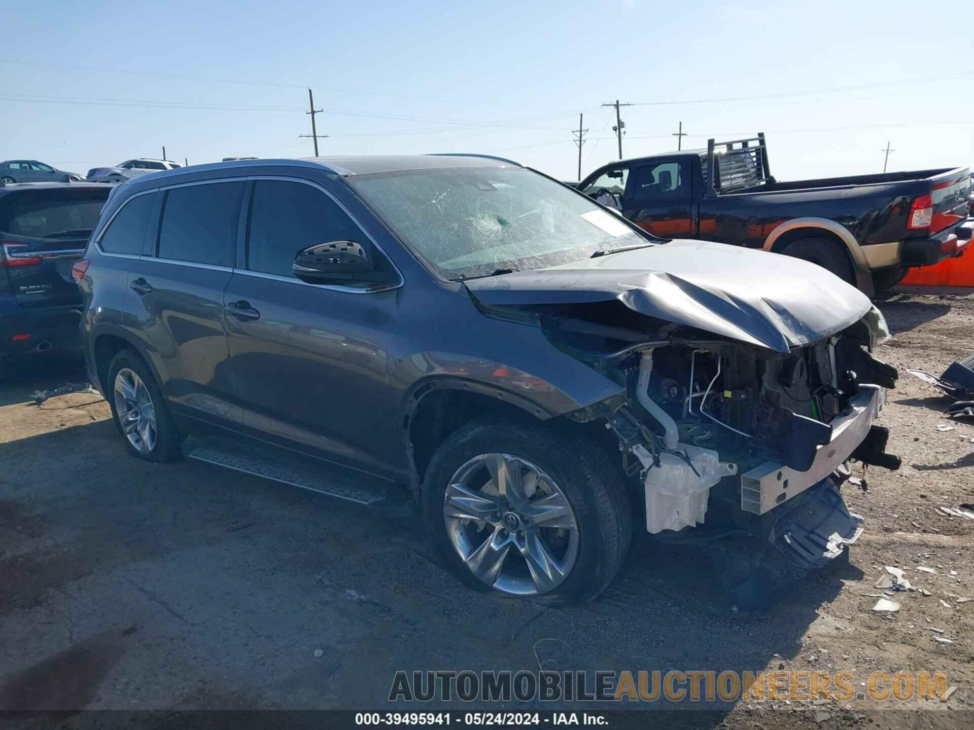 5TDYZRFH7JS237917 TOYOTA HIGHLANDER 2018