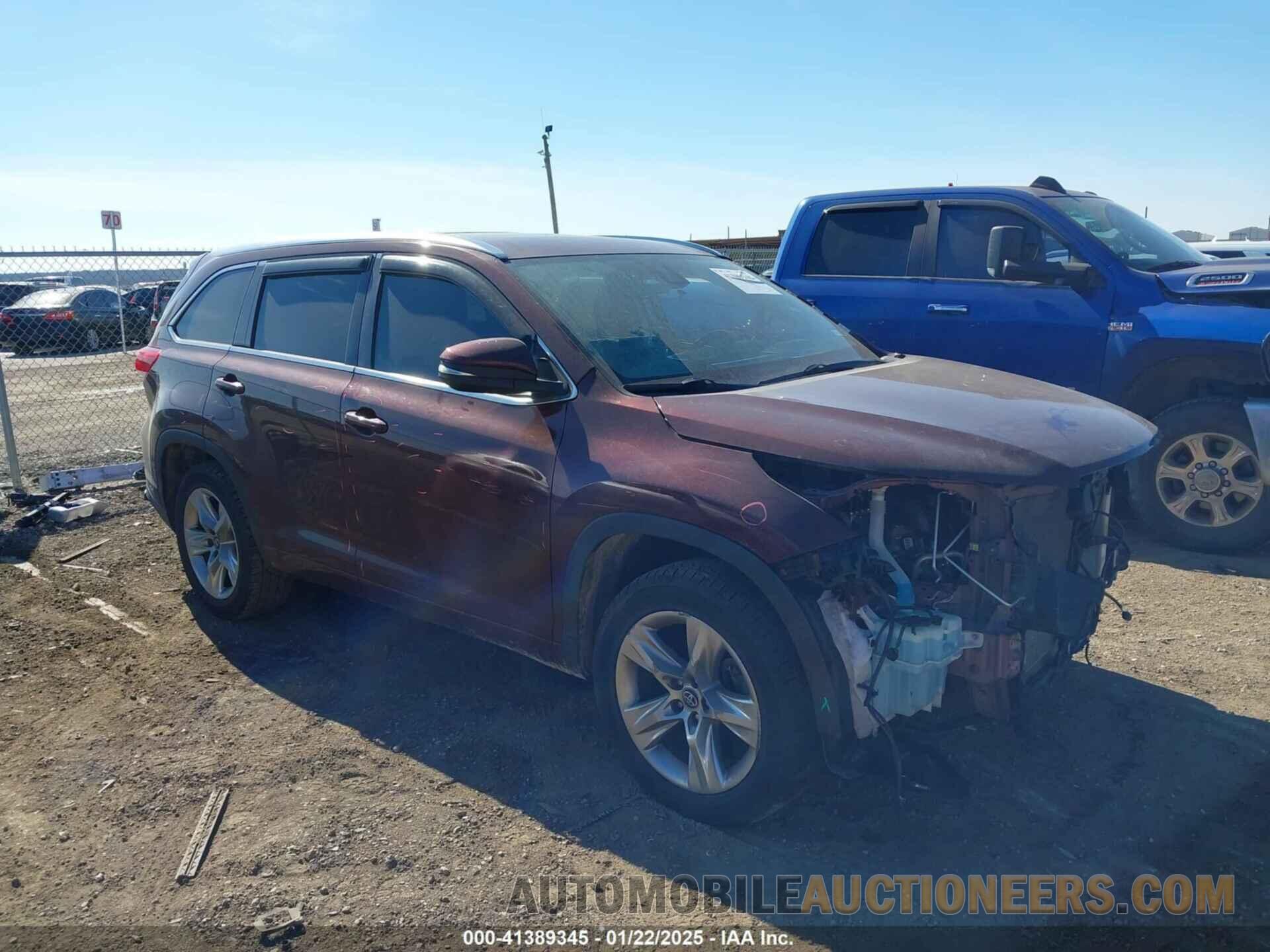 5TDYZRFH7JS269430 TOYOTA HIGHLANDER 2018