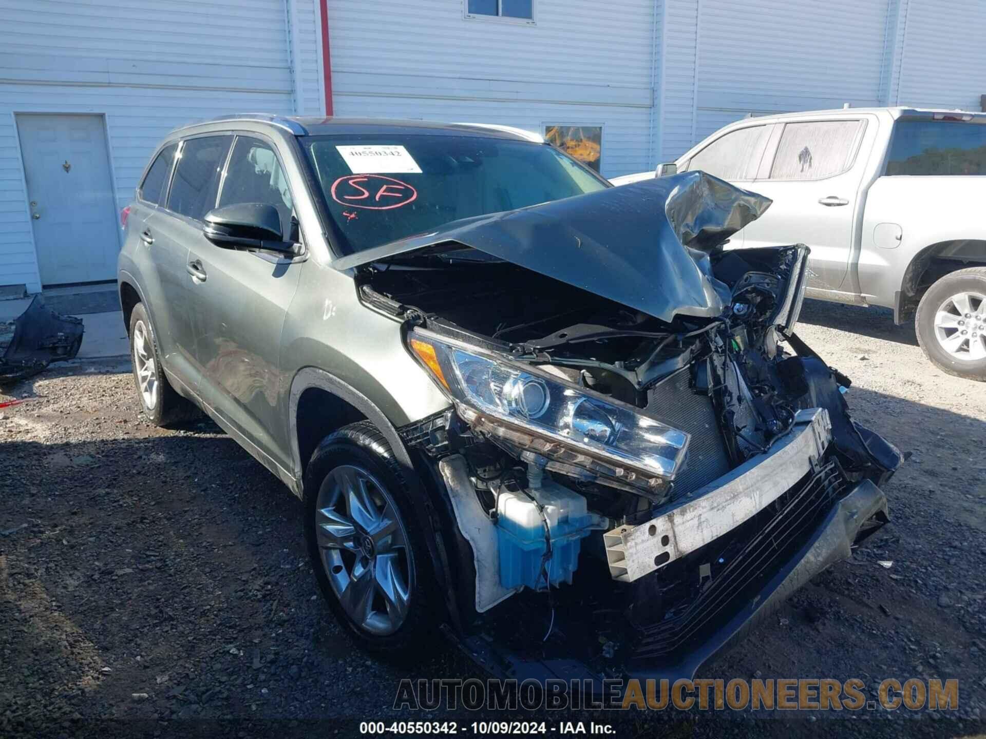 5TDYZRFH7KS290800 TOYOTA HIGHLANDER 2019