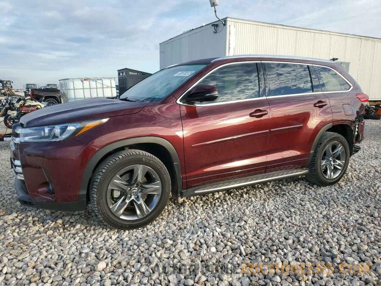 5TDYZRFH7KS299612 TOYOTA HIGHLANDER 2019